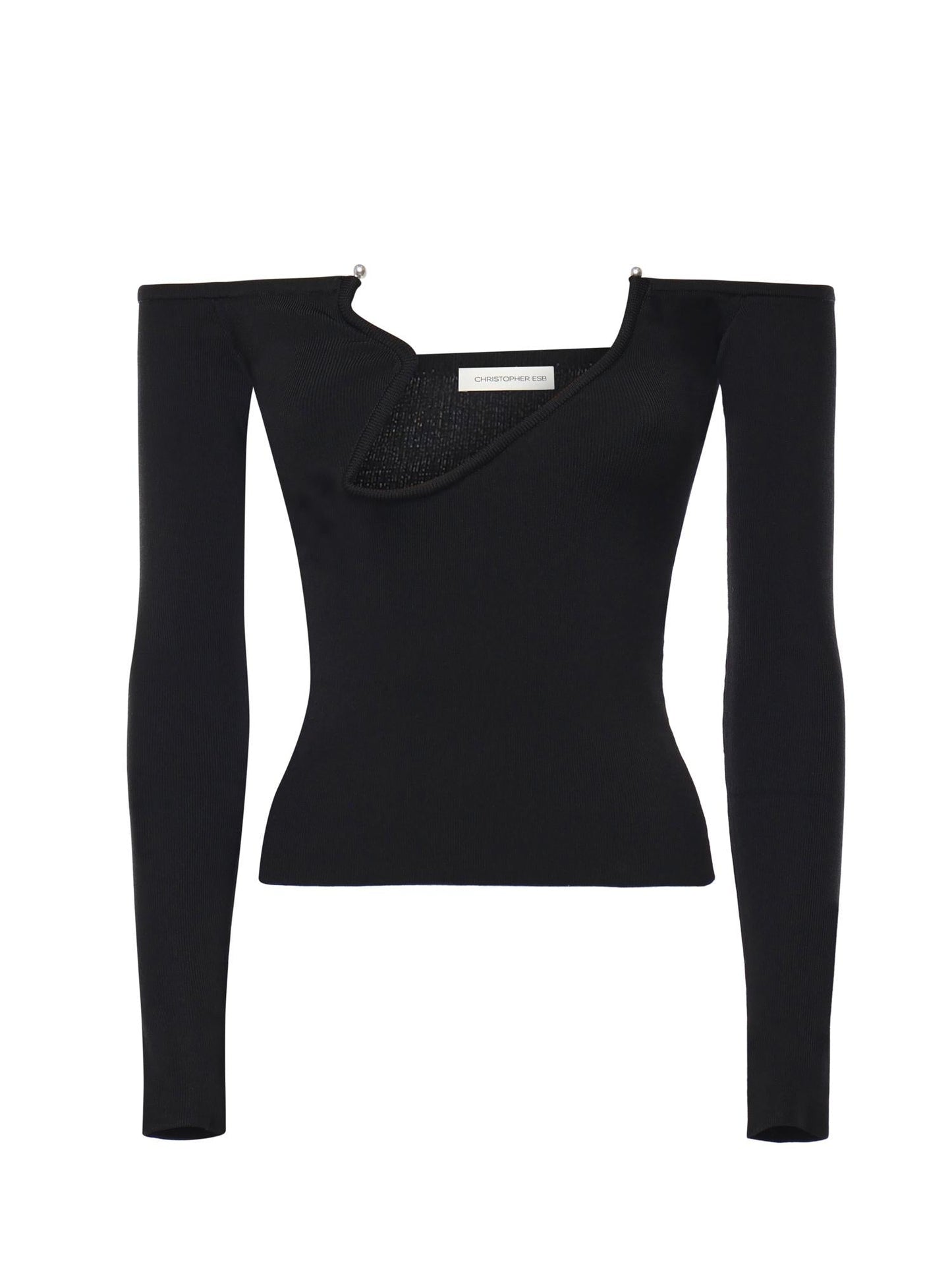 Top Odessa in maglia a coste
