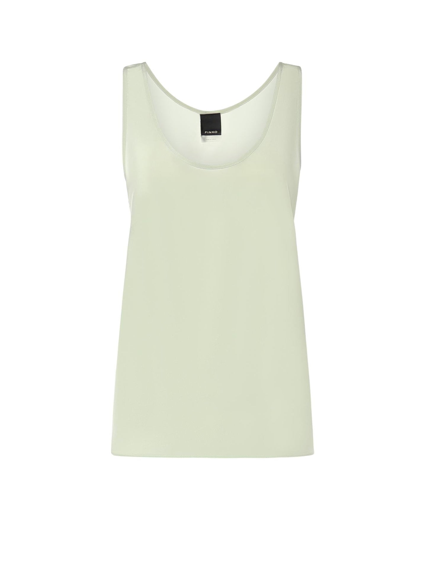 Top a canotta in seta sand wash