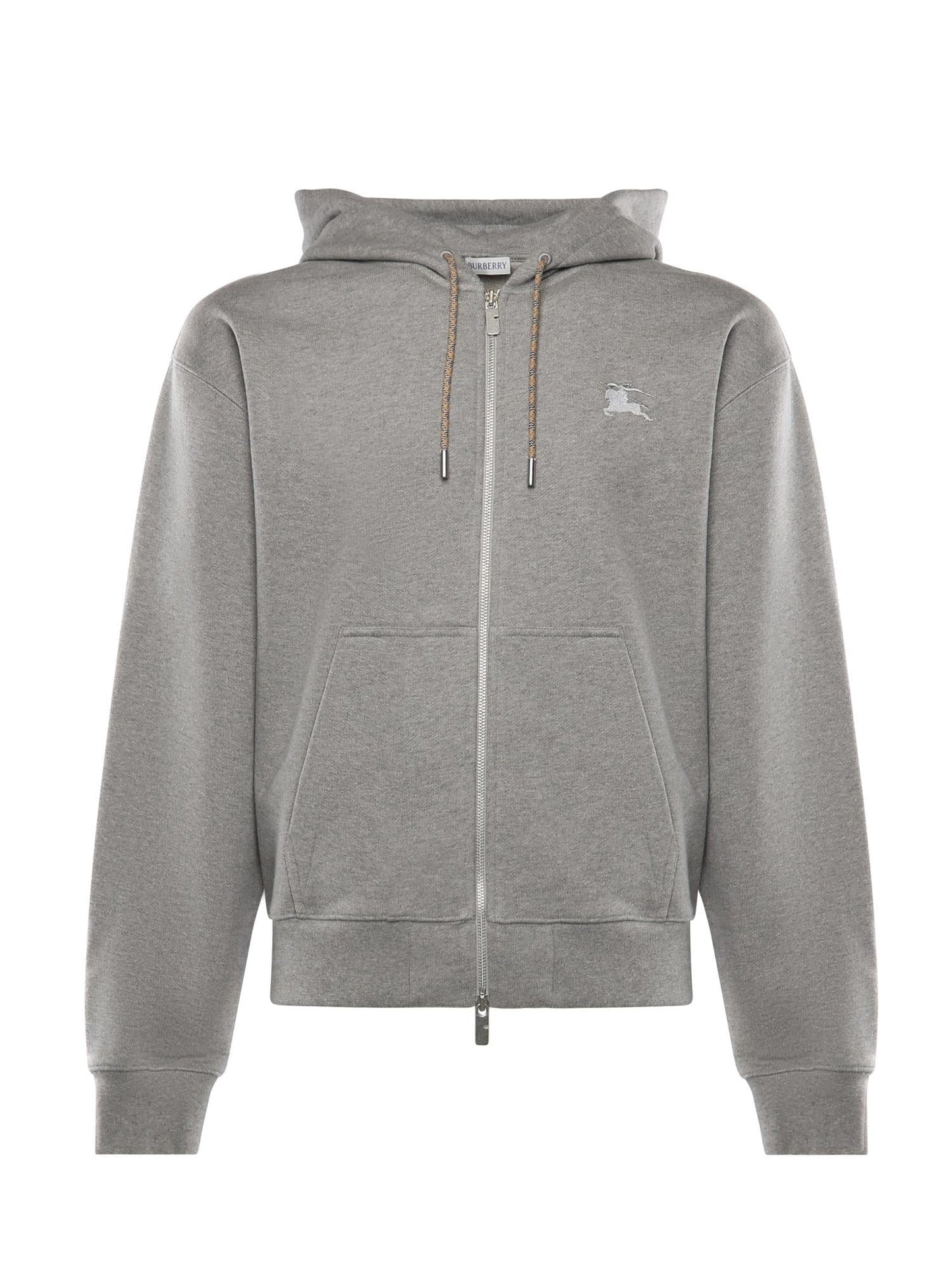 Felpa in cotone con logo