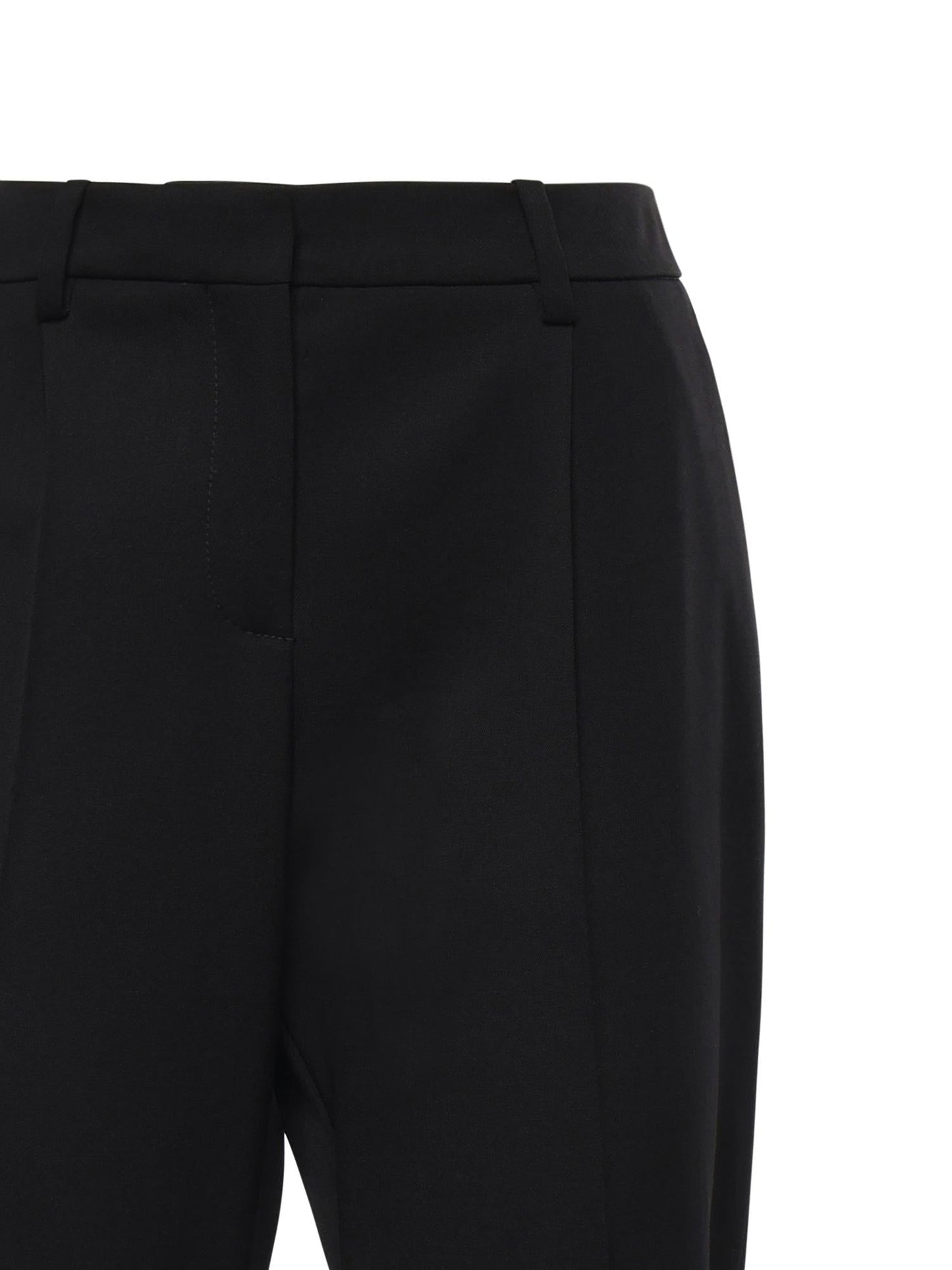 Pantaloni sartoriali in twill di lana