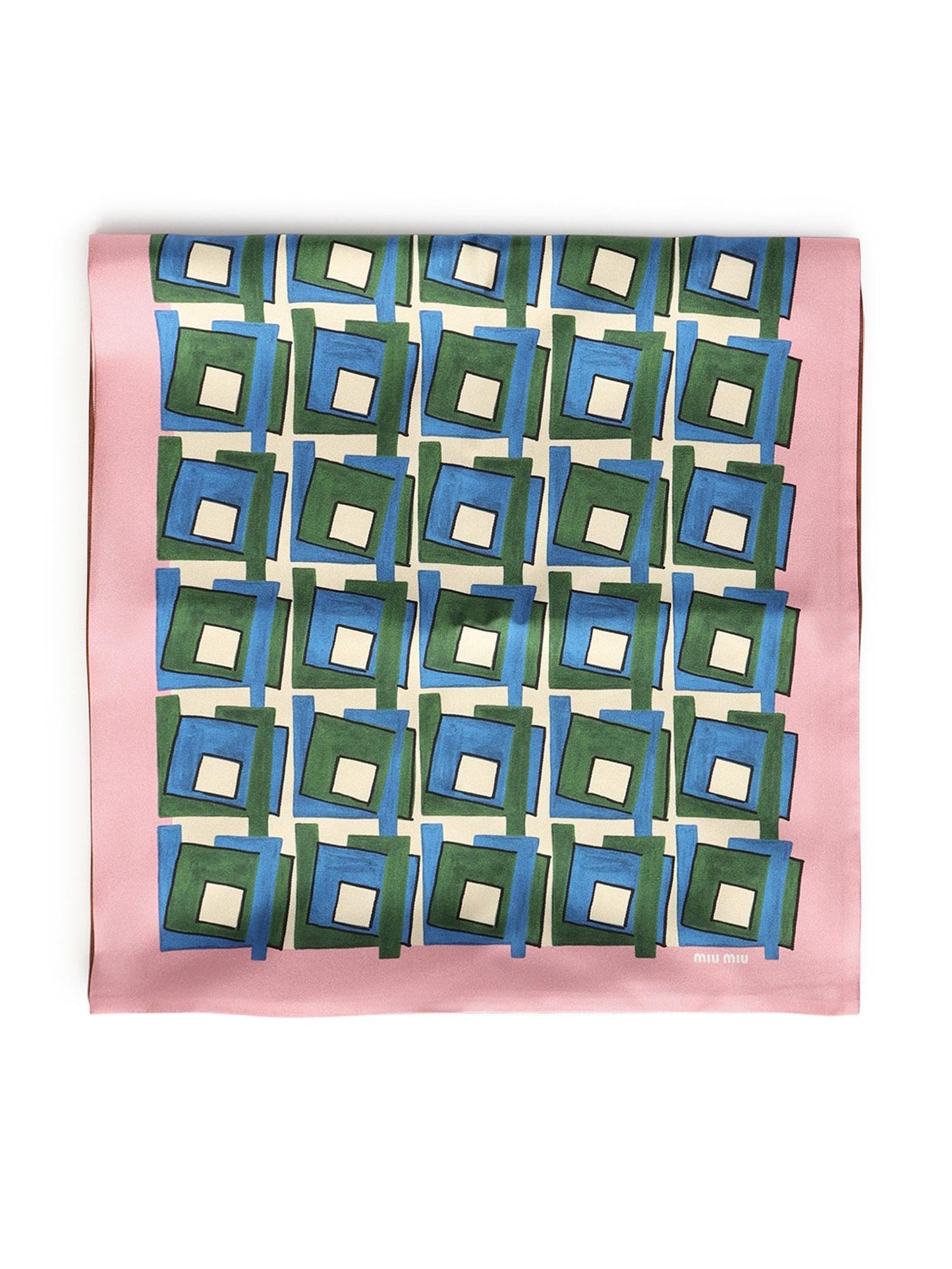 Foulard stampato in seta