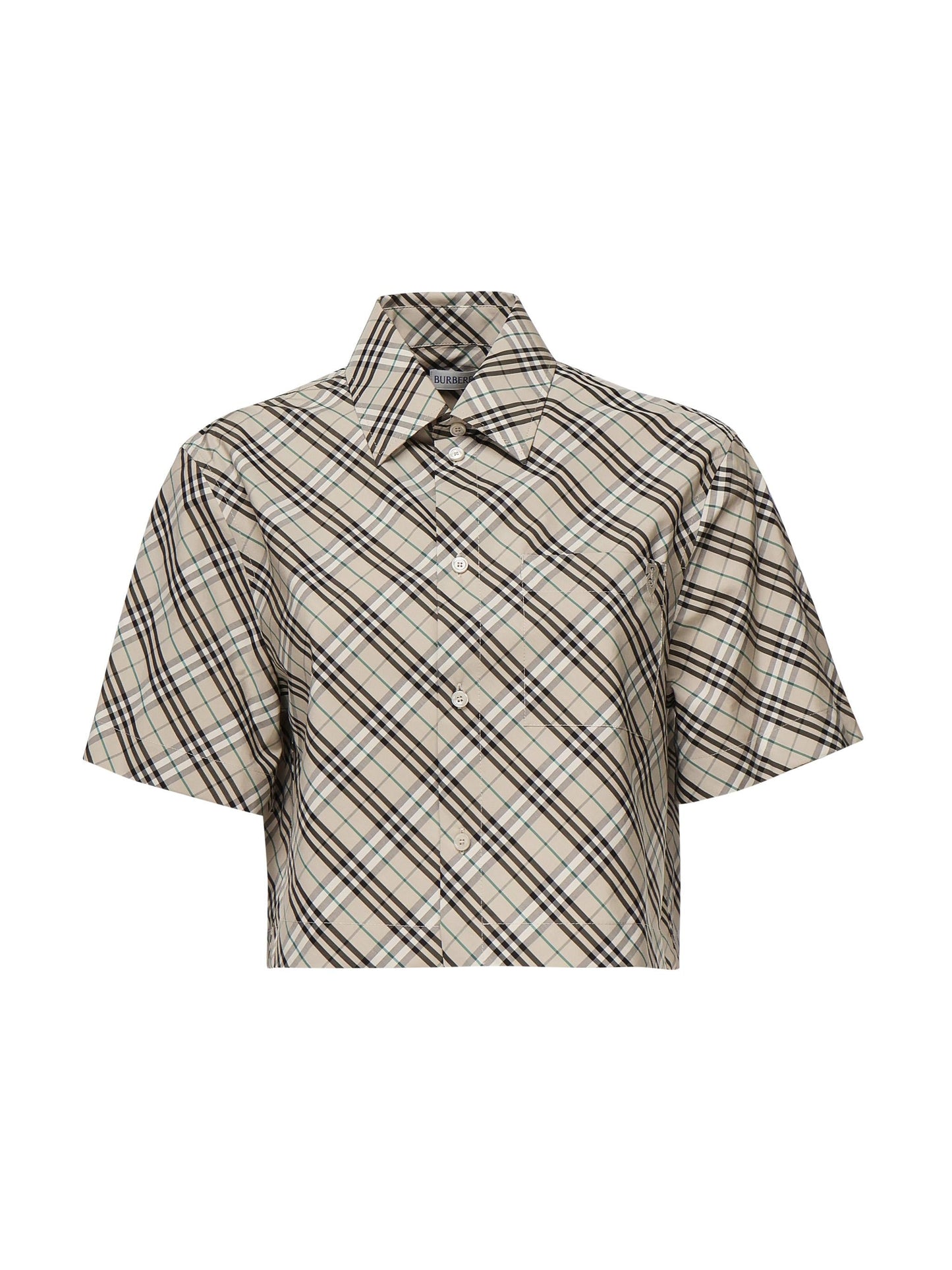 Camicia cropped Check