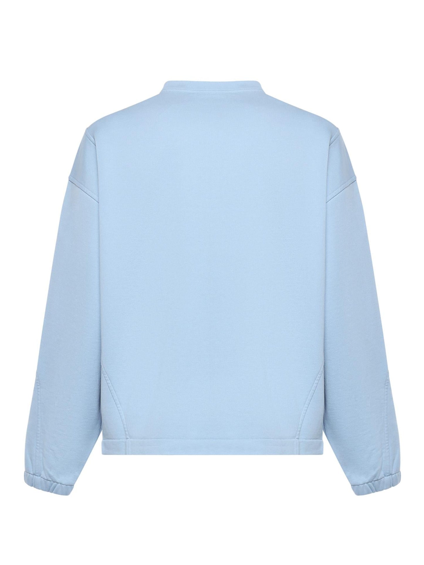 Felpa in cotone con logo
