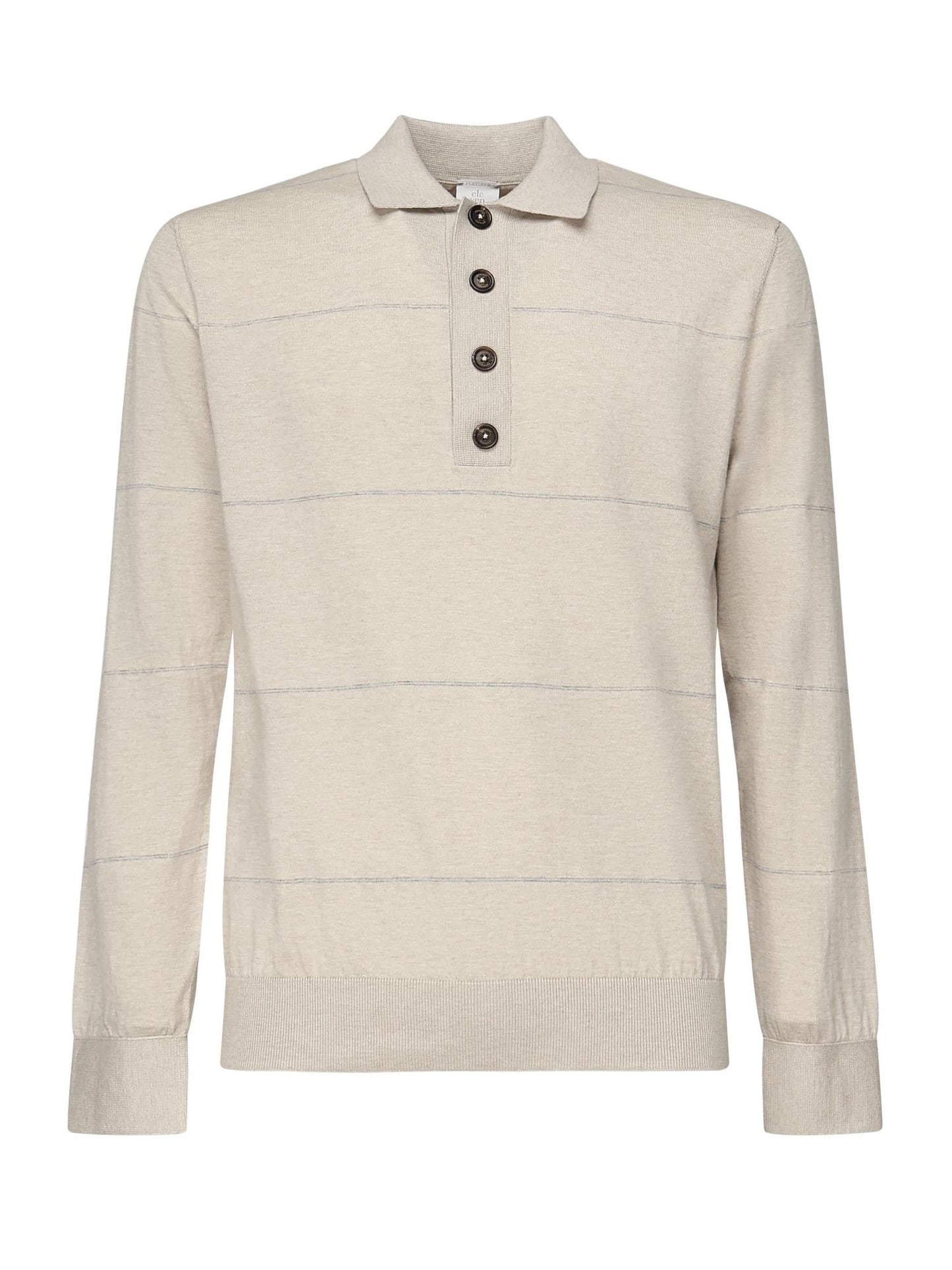 Polo maniche lunghe a righe