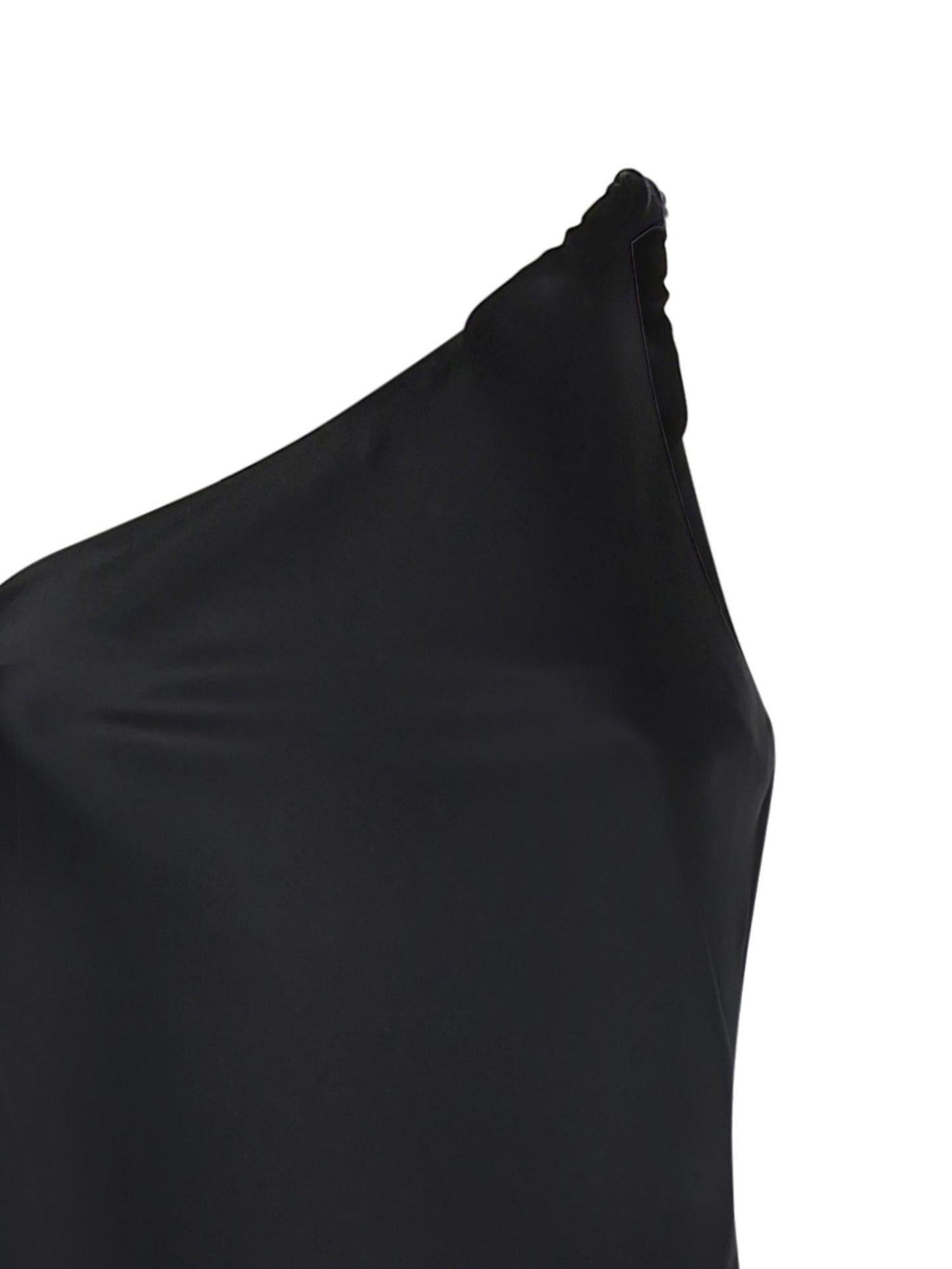 Abito in satin con frange