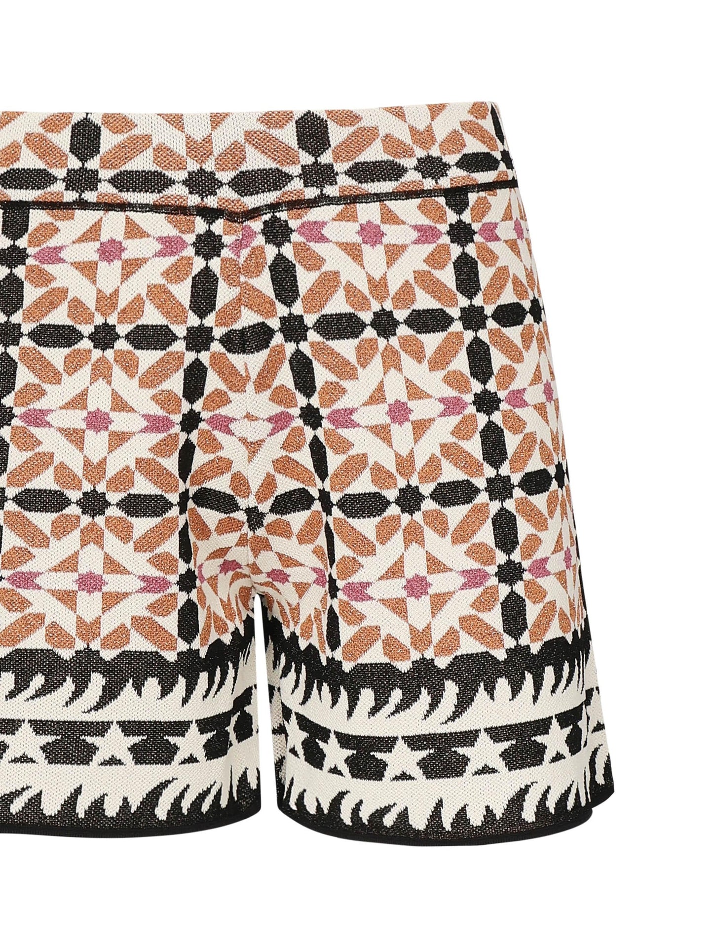 Shorts con pattern geometrico
