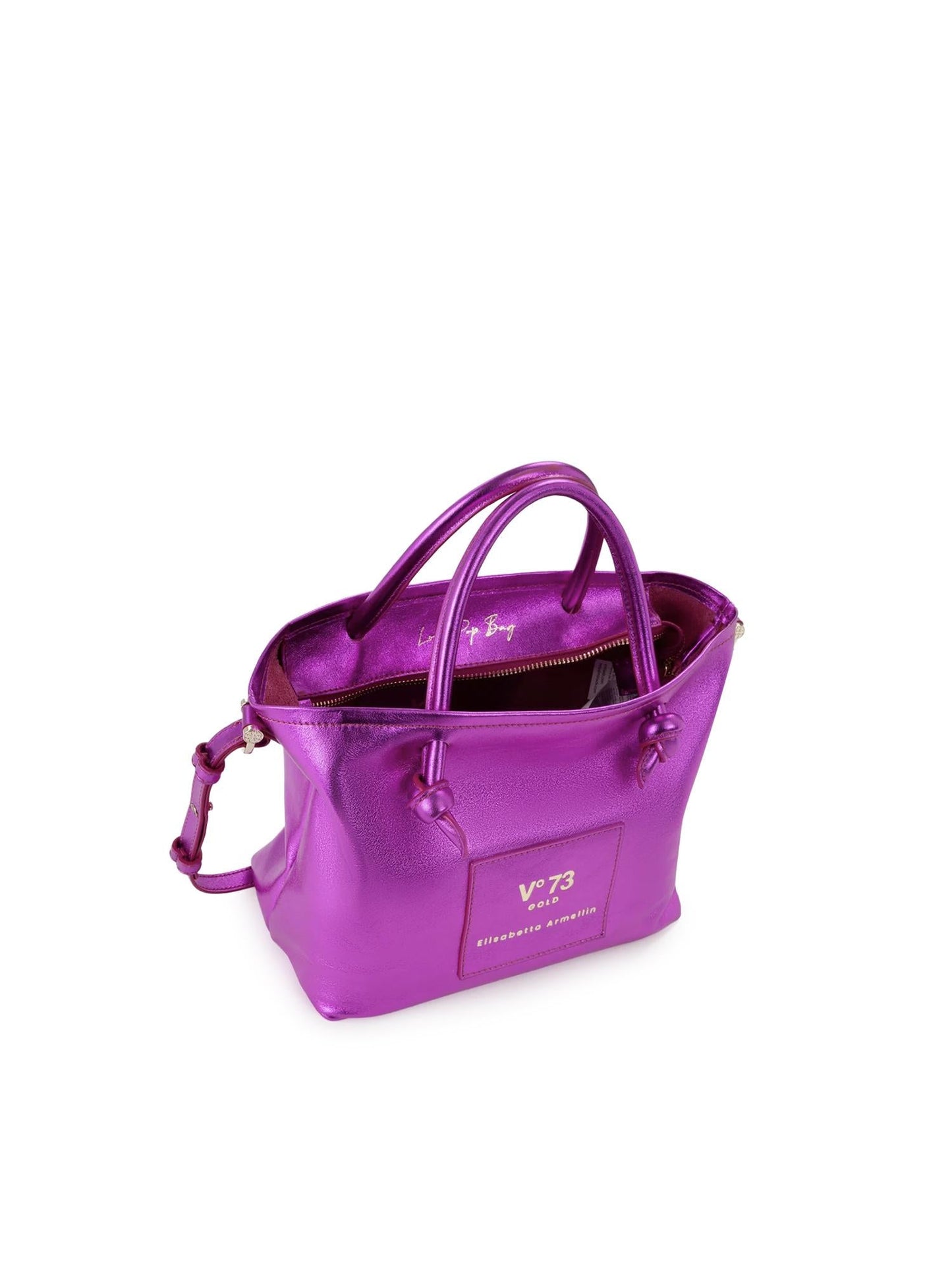 Mini bag in pelle con logo