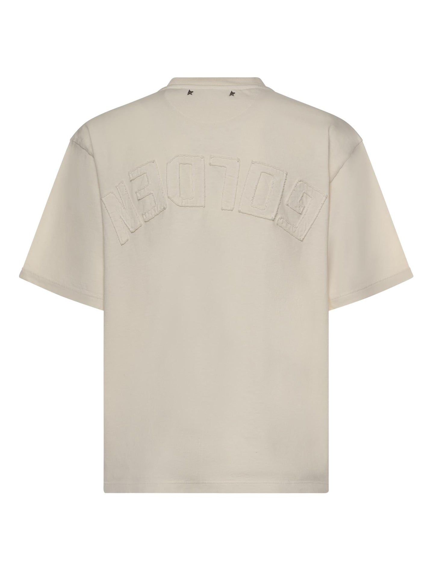 T-shirt con logo sul retro