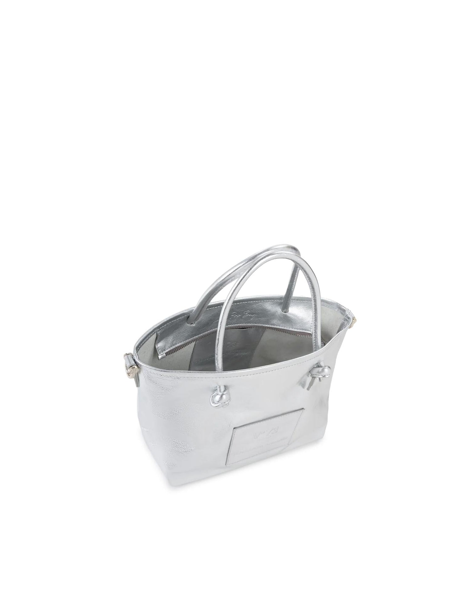 Mini bag in pelle con logo