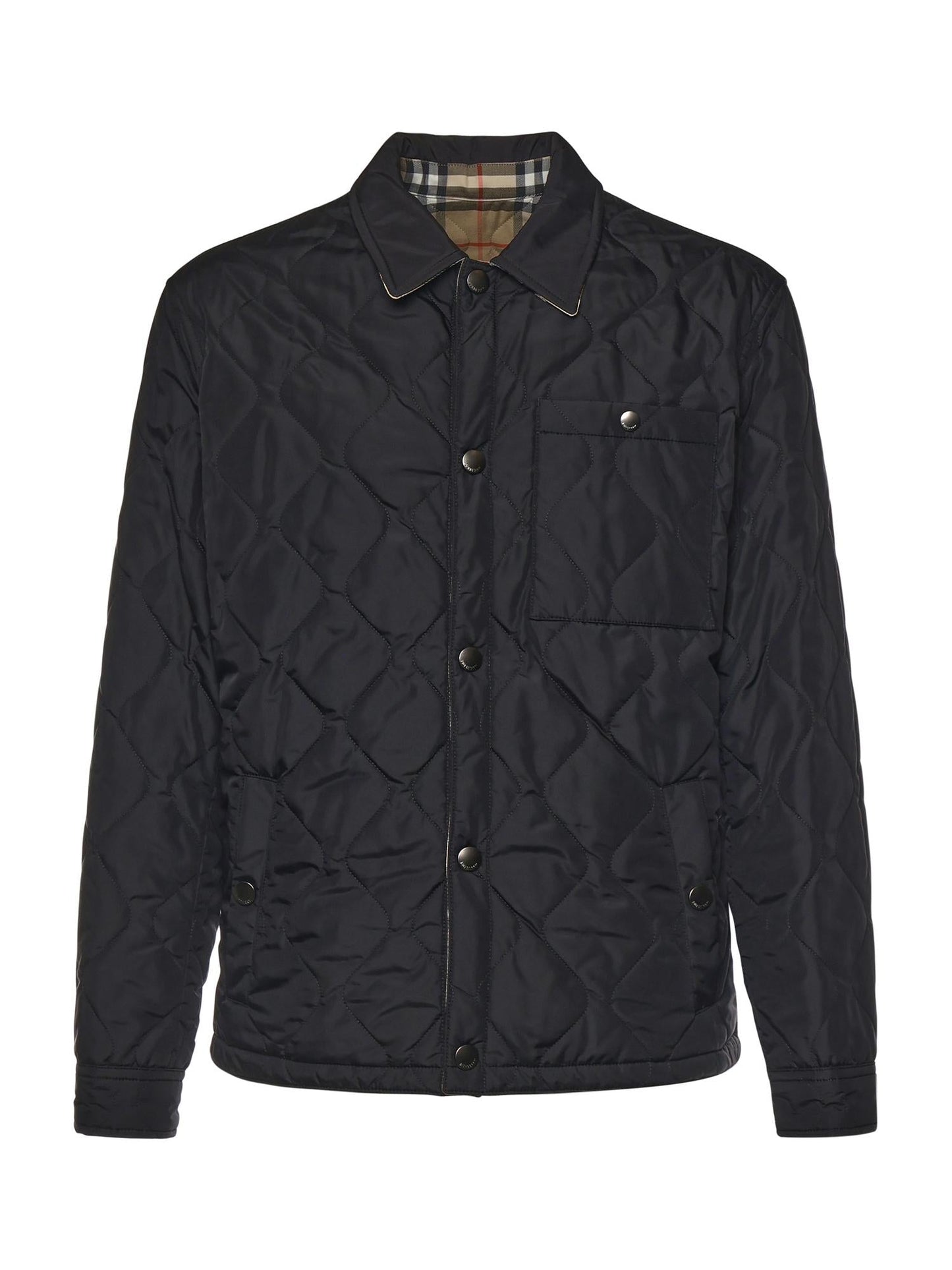 Camicione reversibile in nylon trapuntato