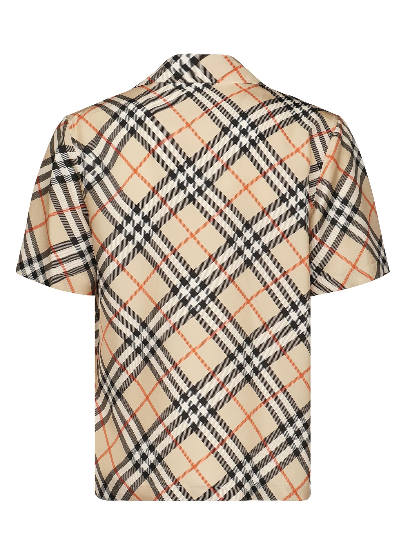 Camicia Check in seta