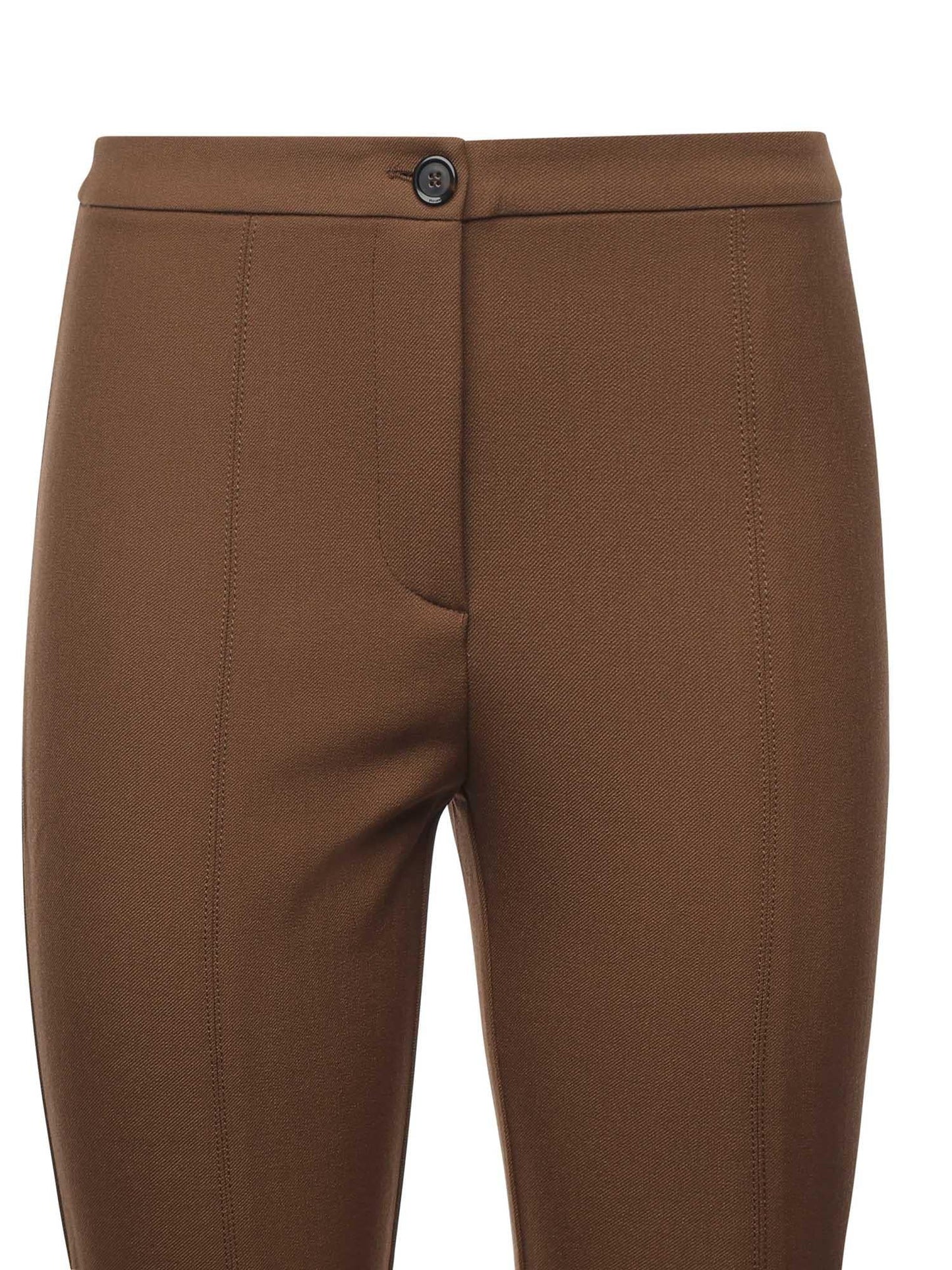 Pantaloni in crêpe di poly viscosa