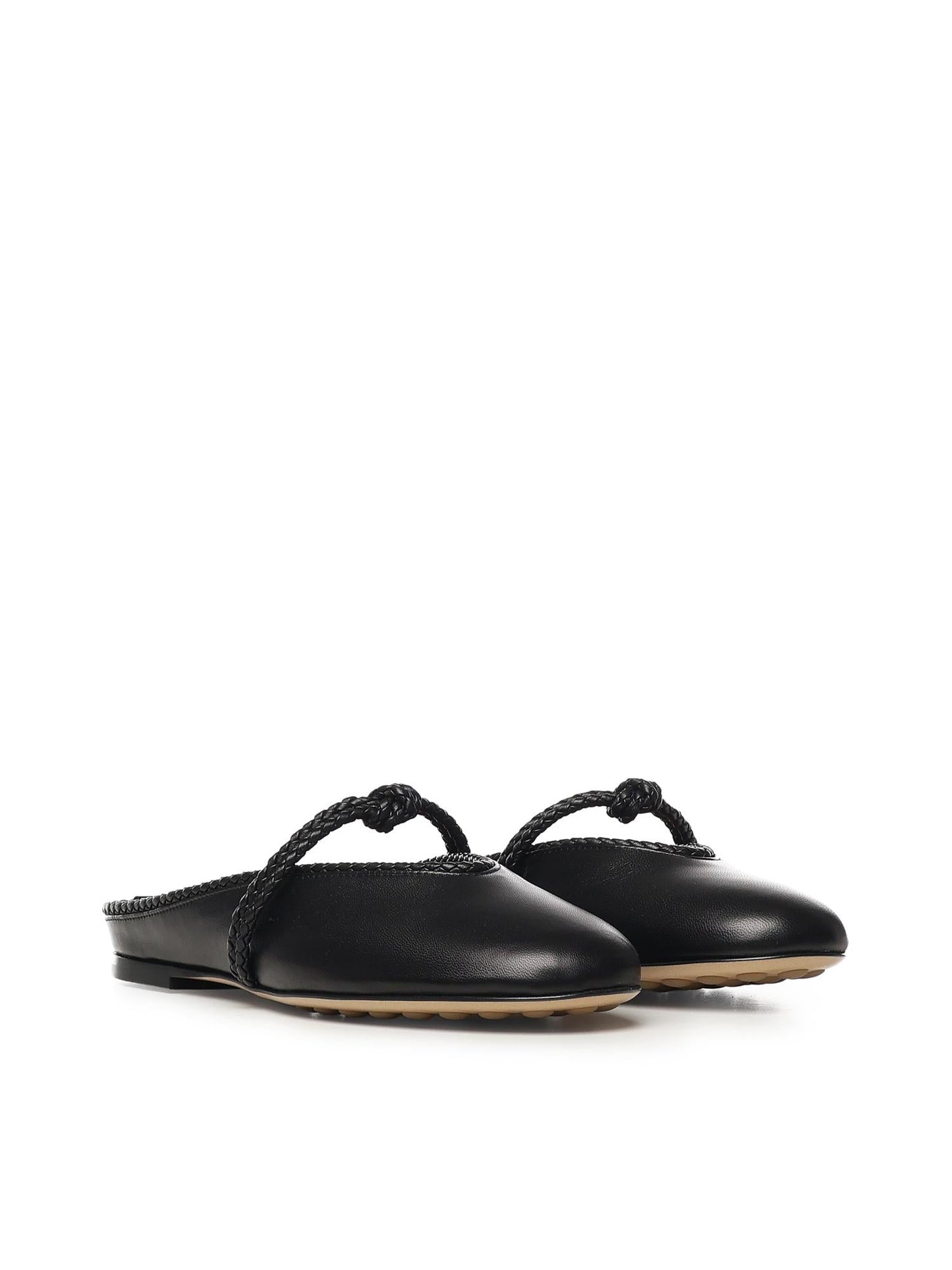 Mules Rosa in pelle