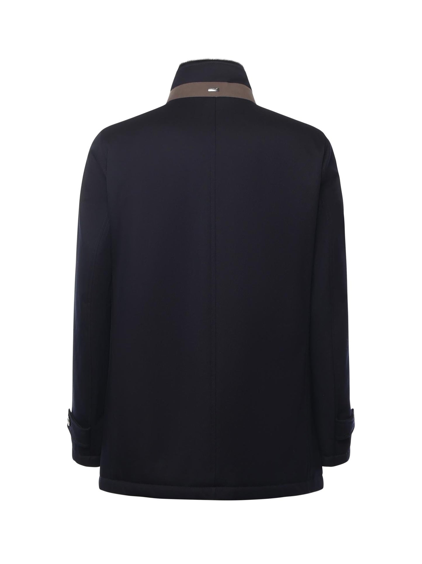 Carcoat in diagonal wool