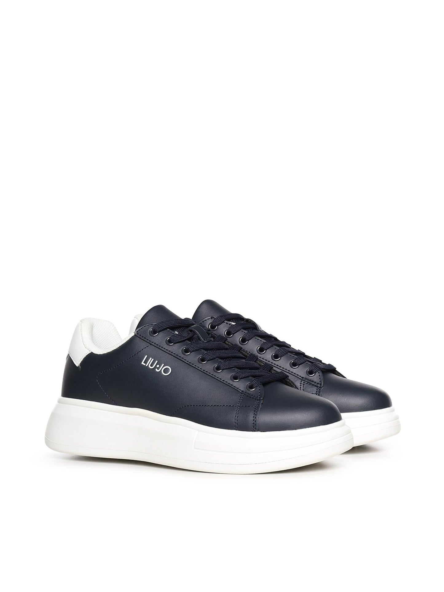 Sneakers platform con logo
