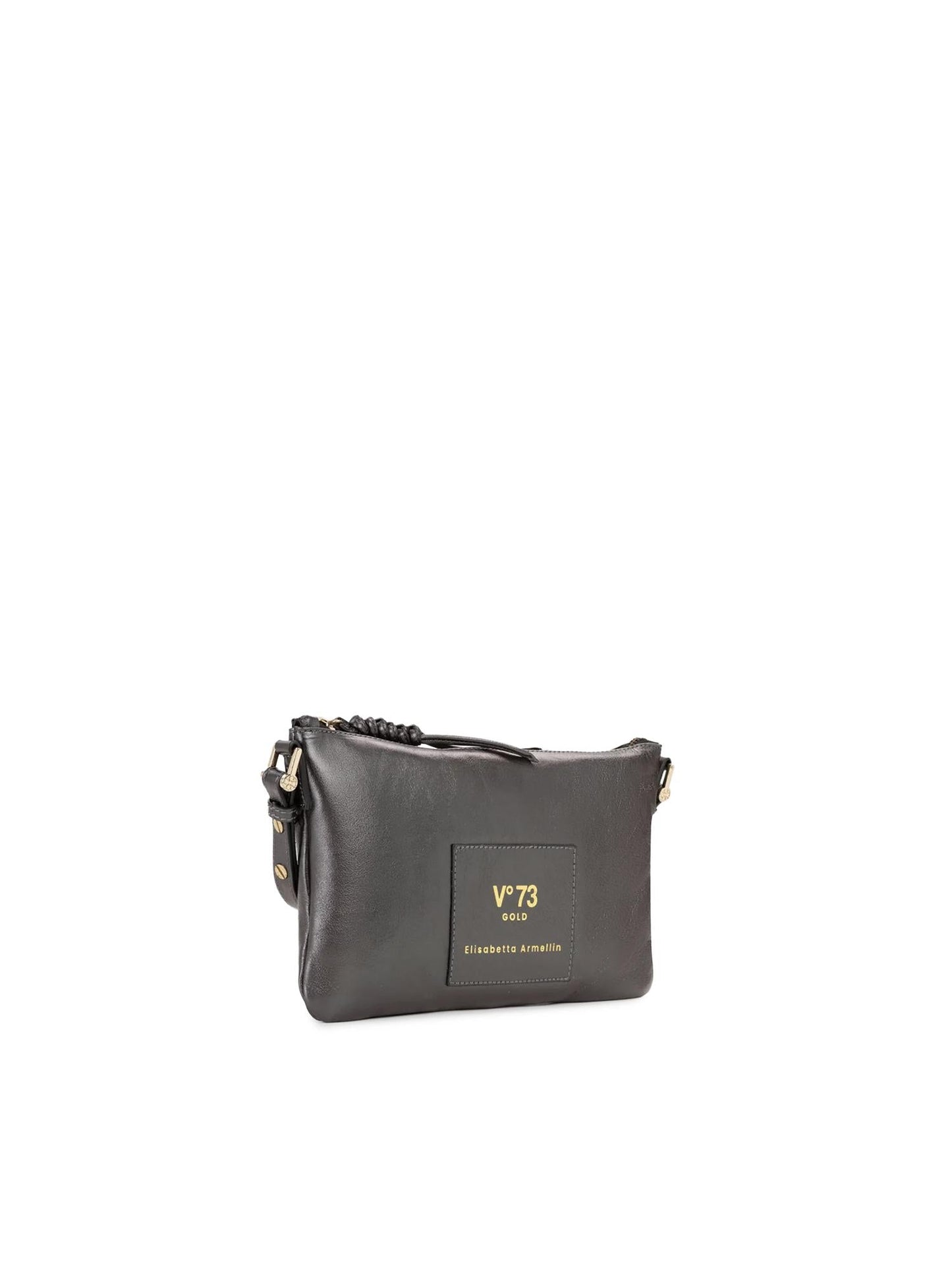 Borsa a tracolla in pelle con logo