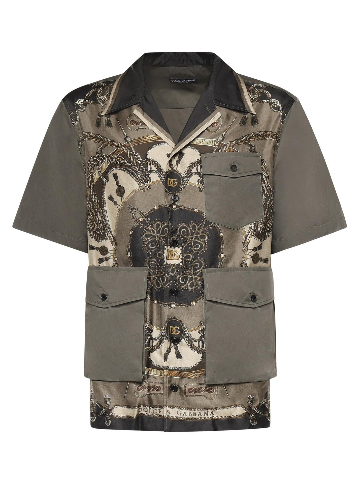 Camicia in seta con stampa