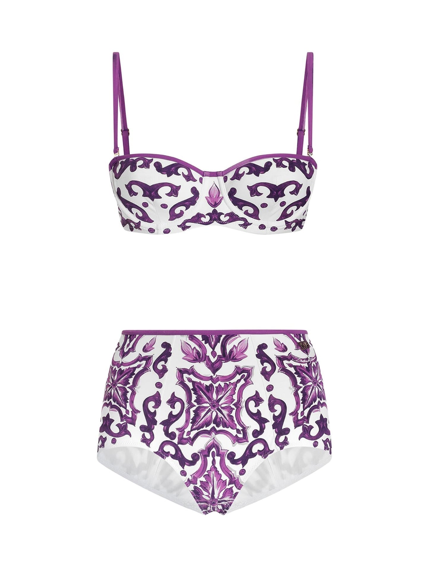 Bikini con stampa maiolica
