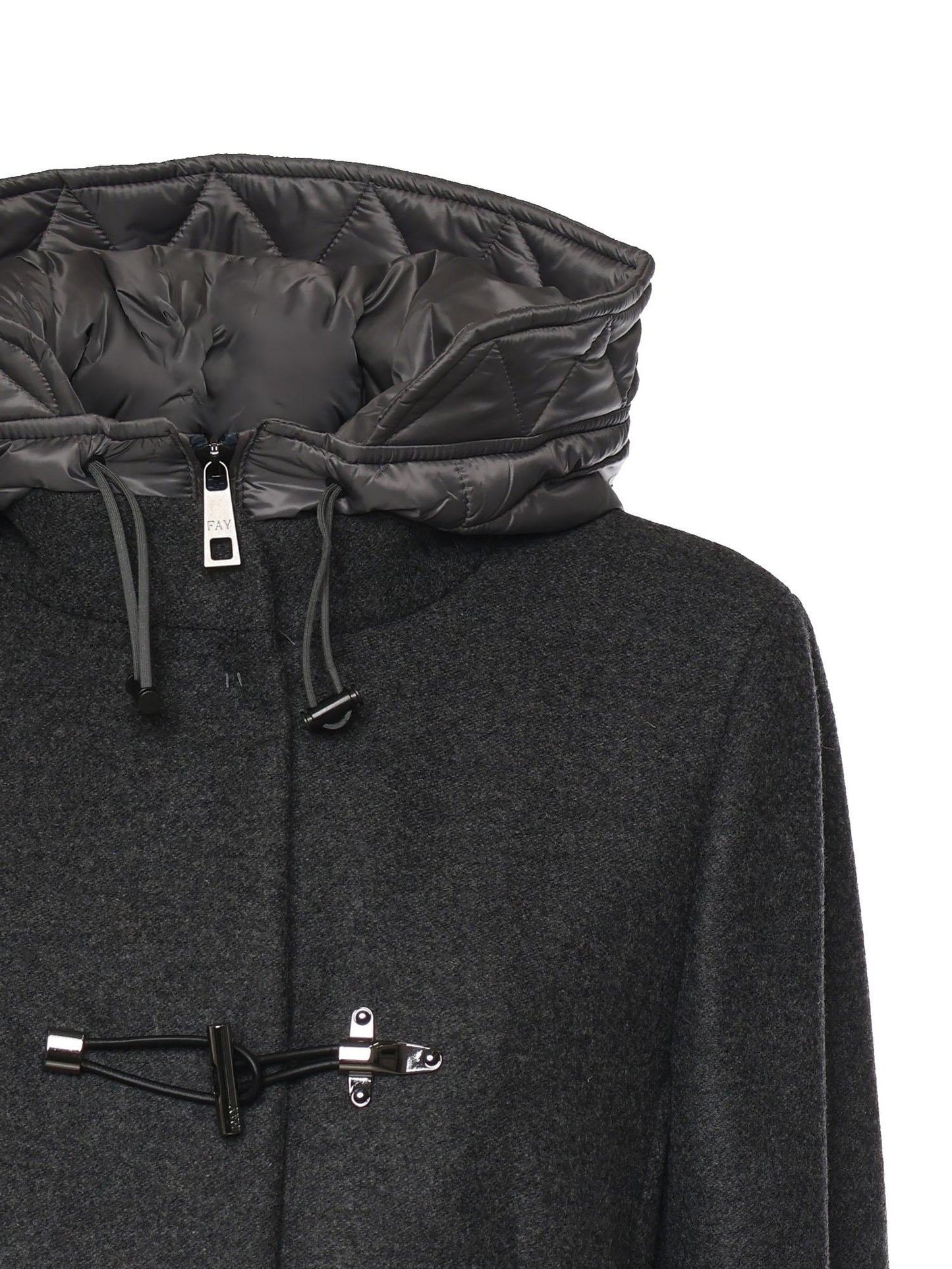 Toggle Coat in panno di lana mélange