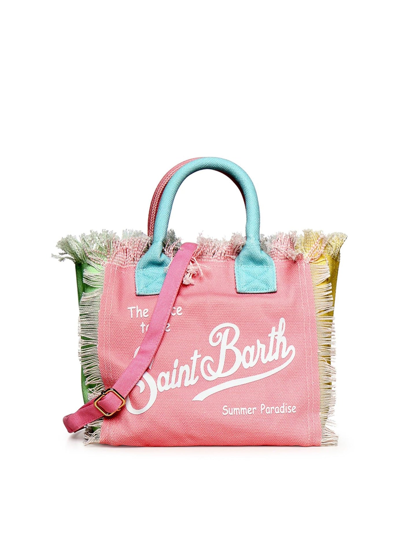 Borsa Colette in canvas con frange