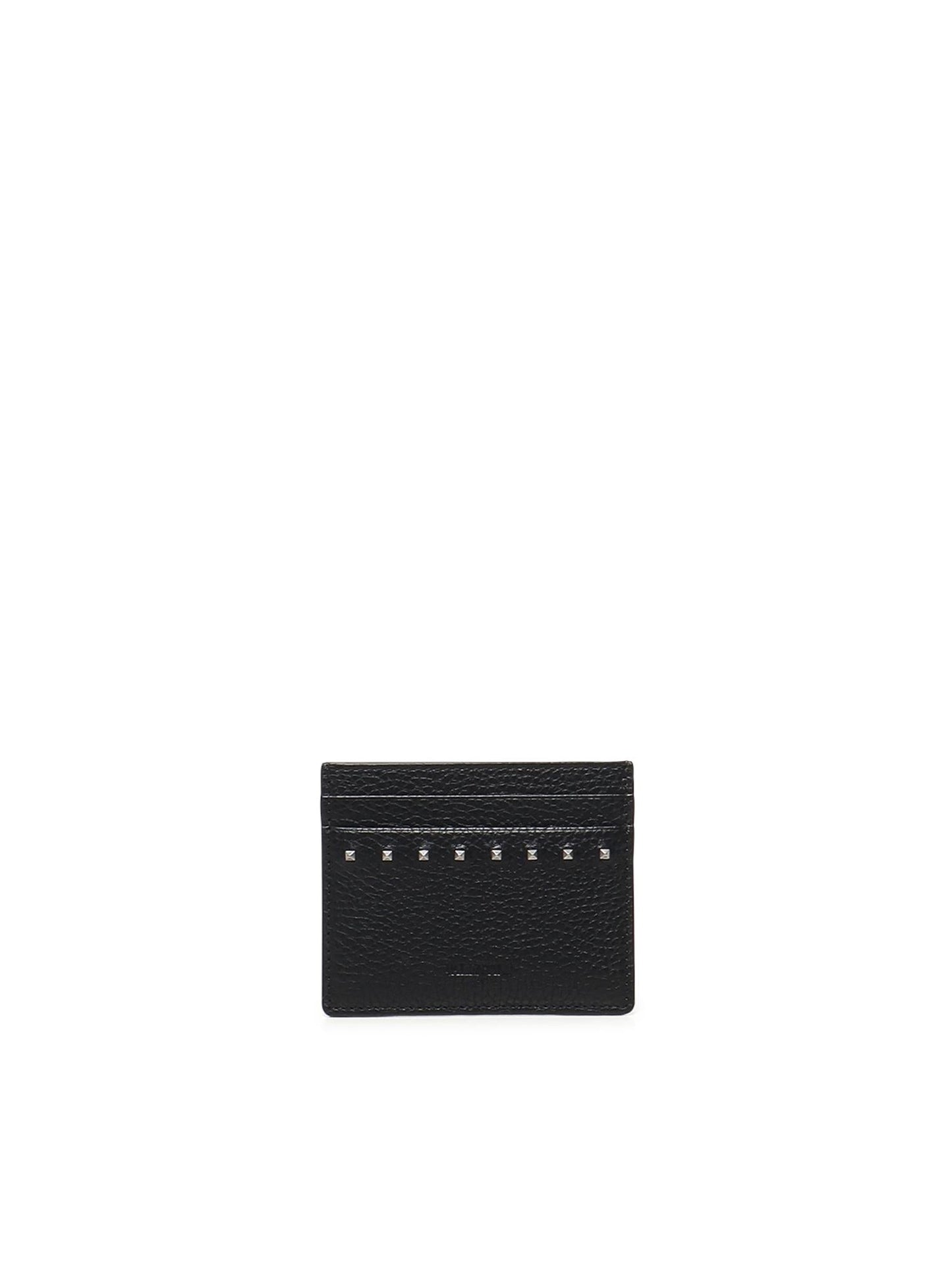 Portacarte Rockstud in pelle