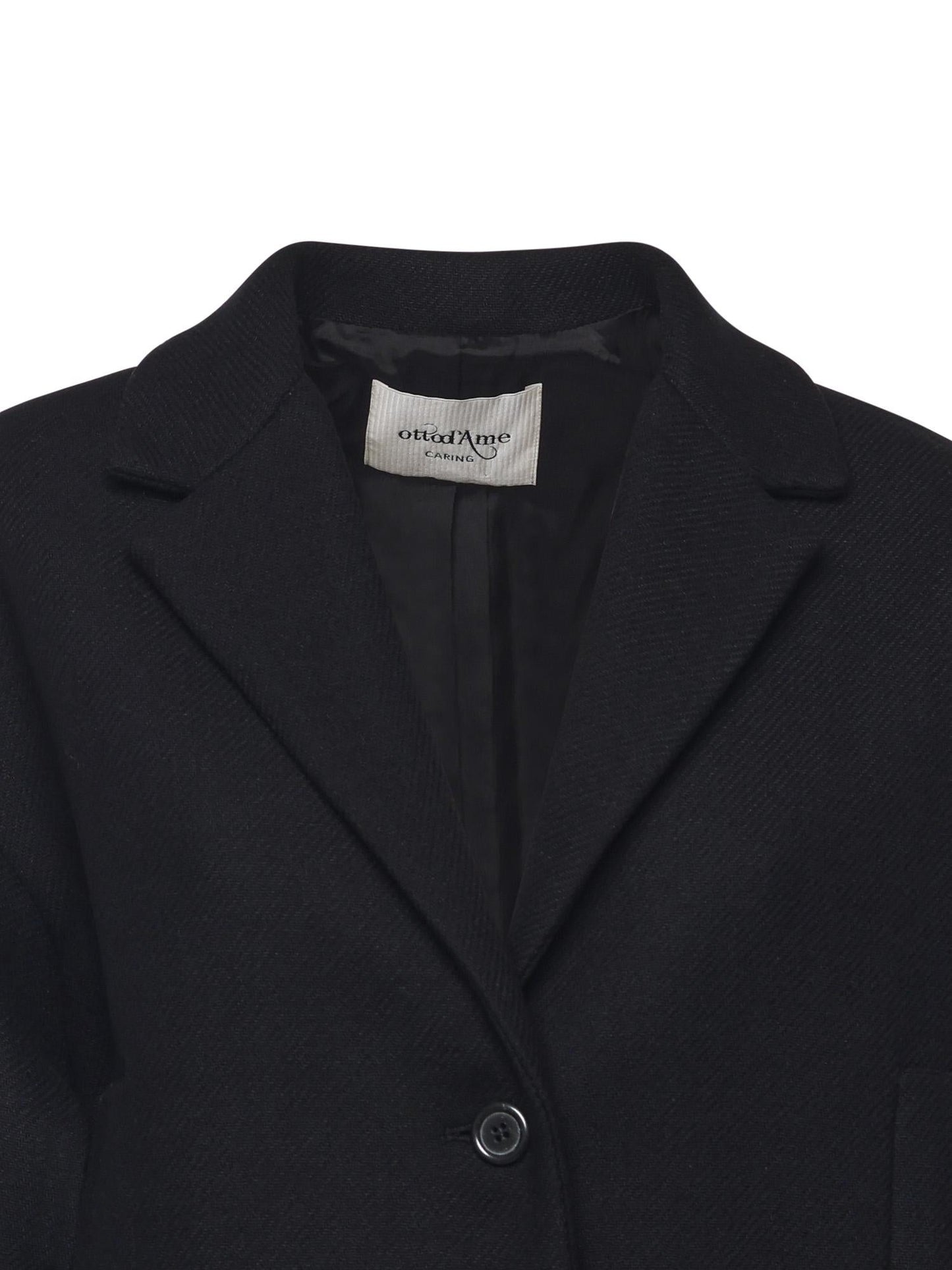 Cappotto midi in misto lana