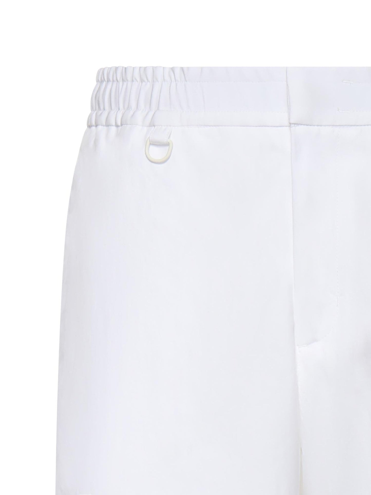 Pantaloni in twill di cotone e nylon