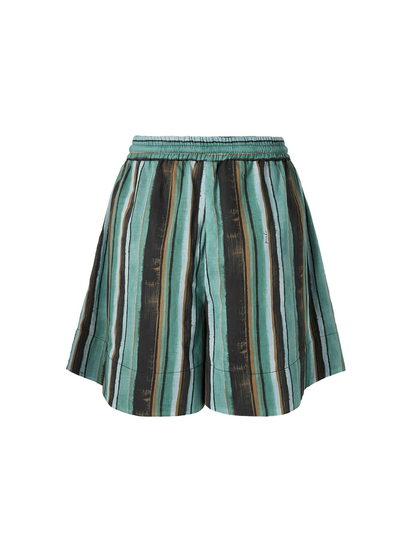 Shorts a righe in cotone