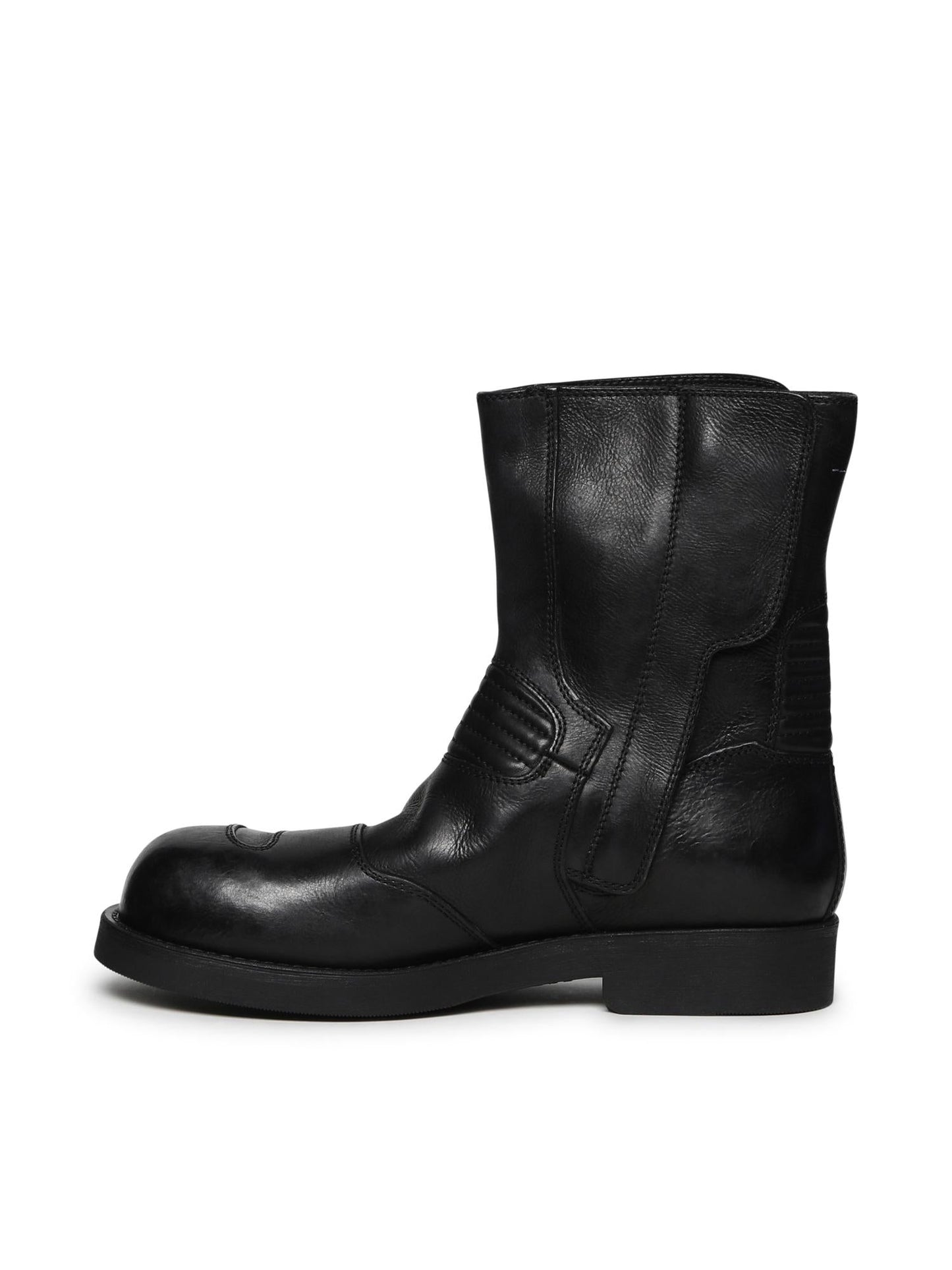 Stivaletti biker in pelle