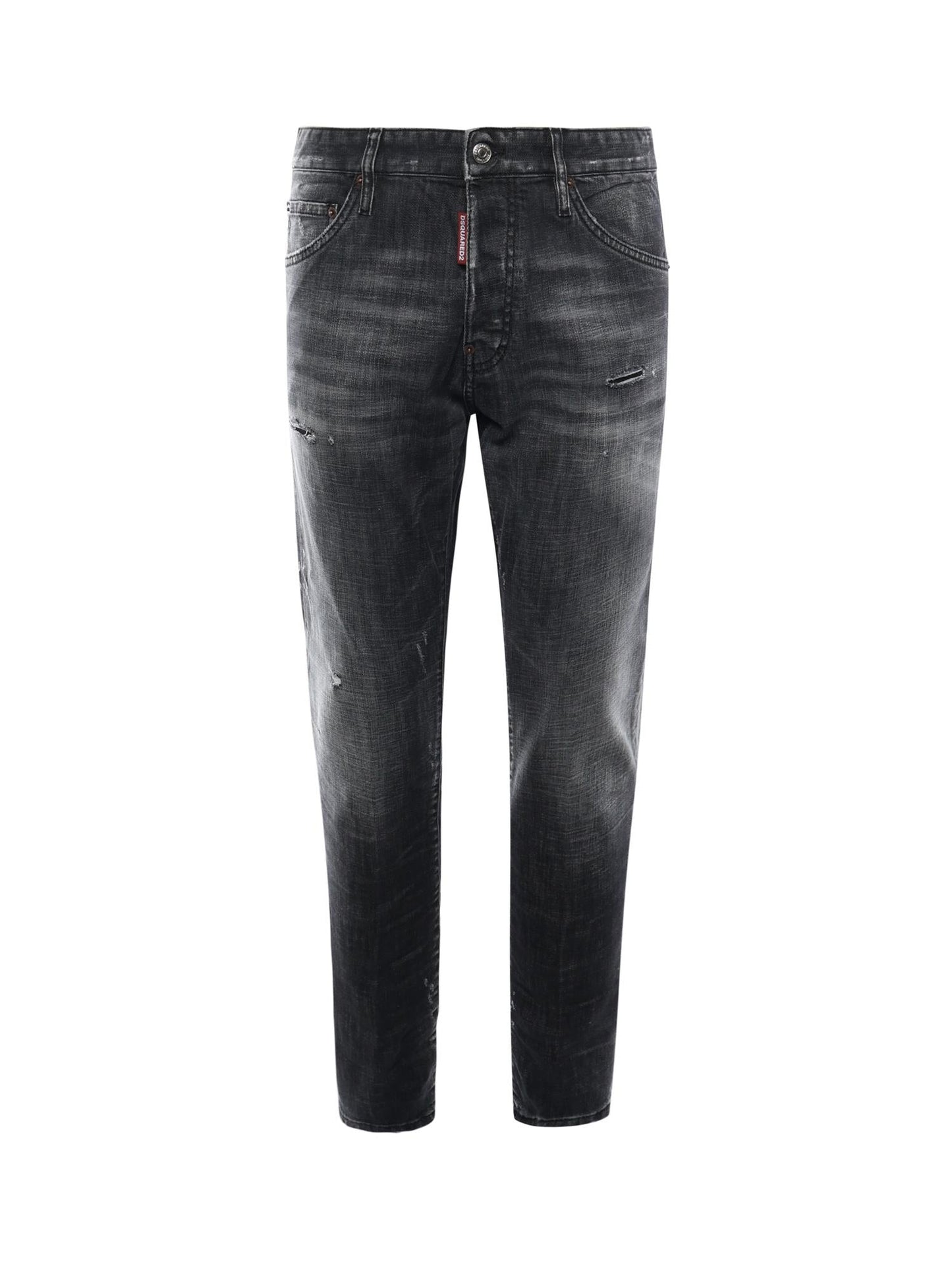 Jeans in denim di cotone stretch