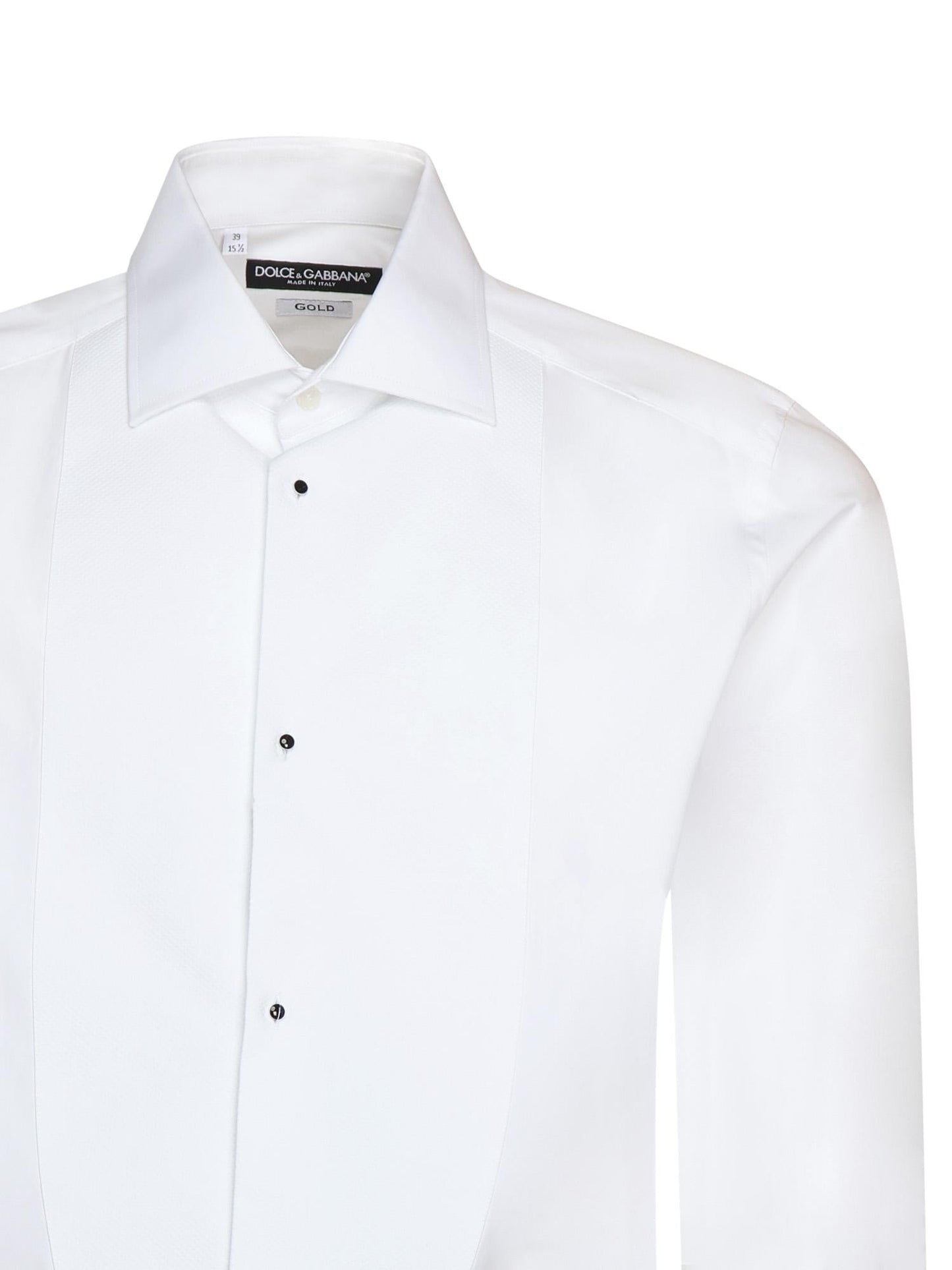 Camicia tuxedo in popeline di cotone