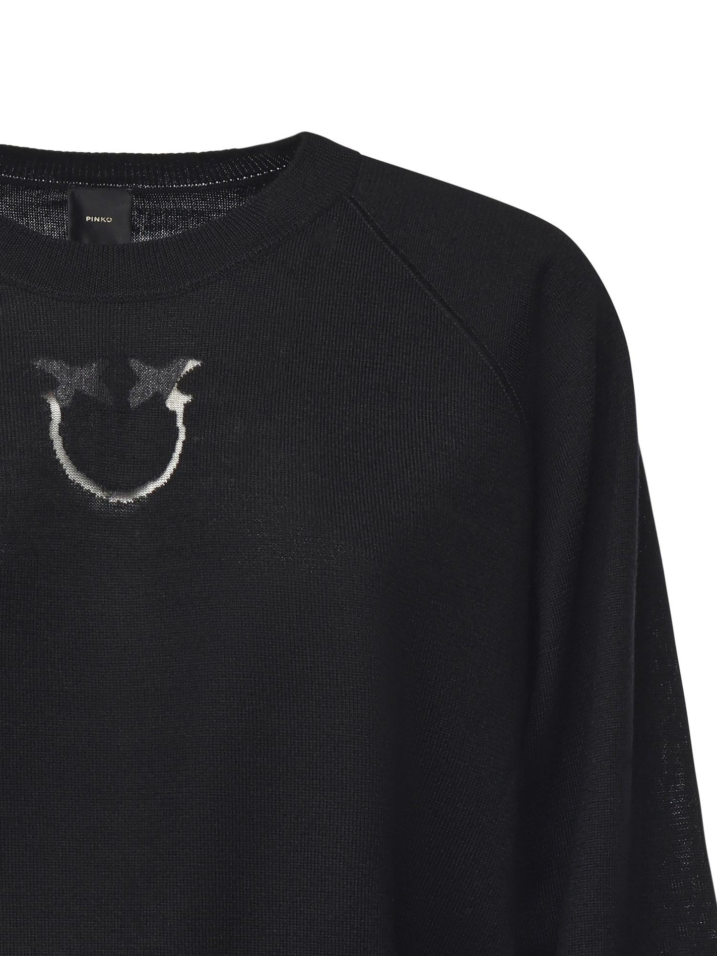 Maglia con logo in lana