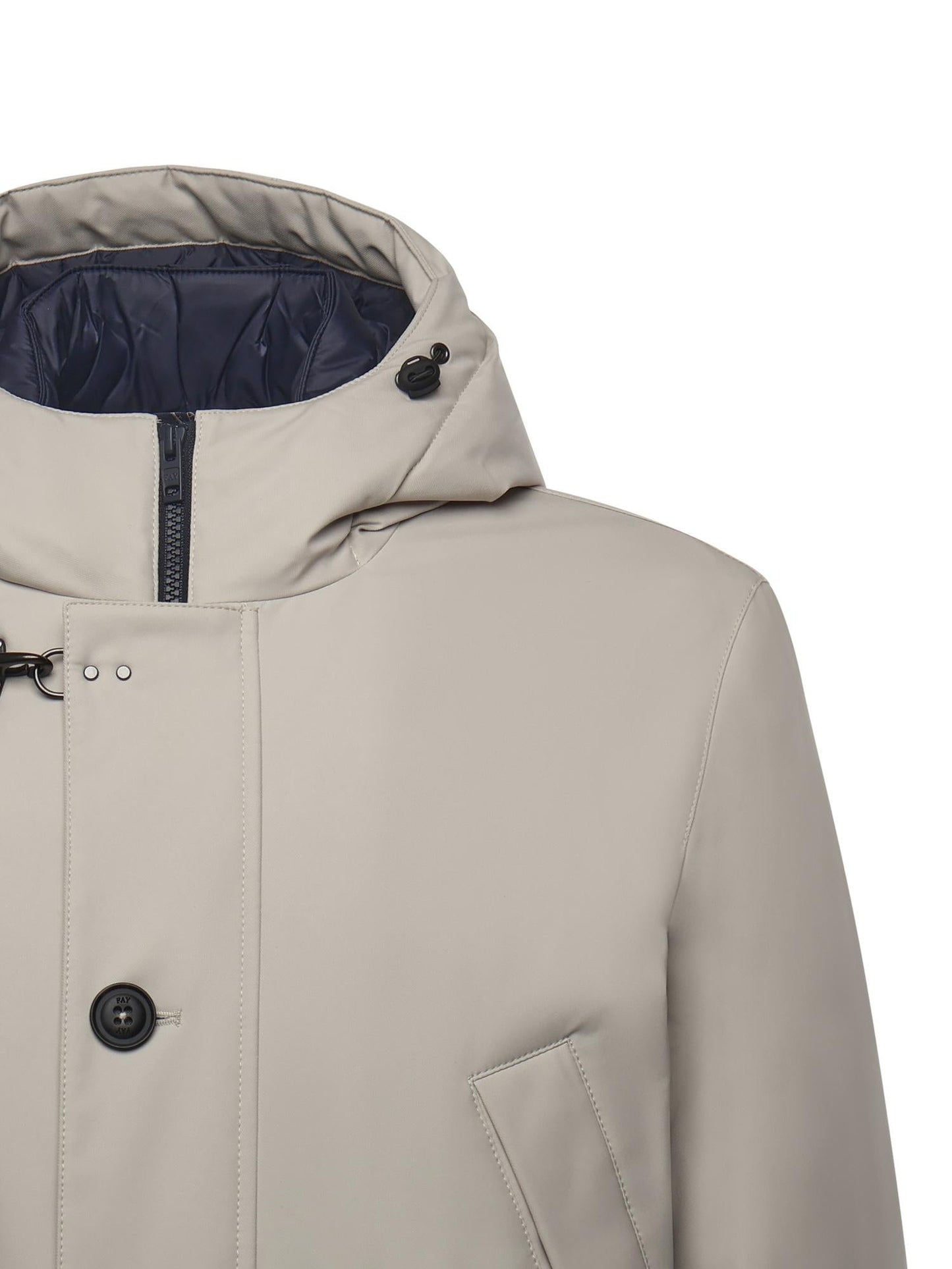 Parka corto in gabardine tecnico
