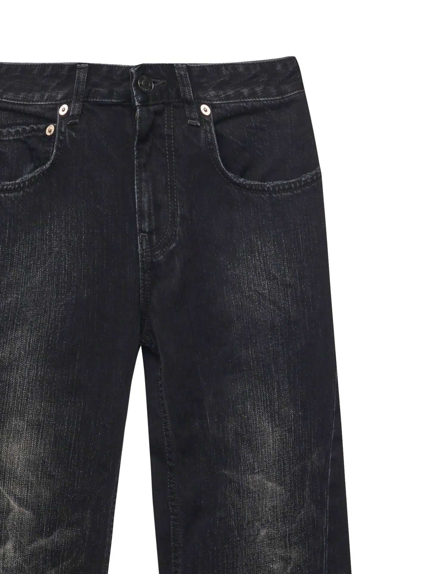 Jeans a gamba ampia in denim