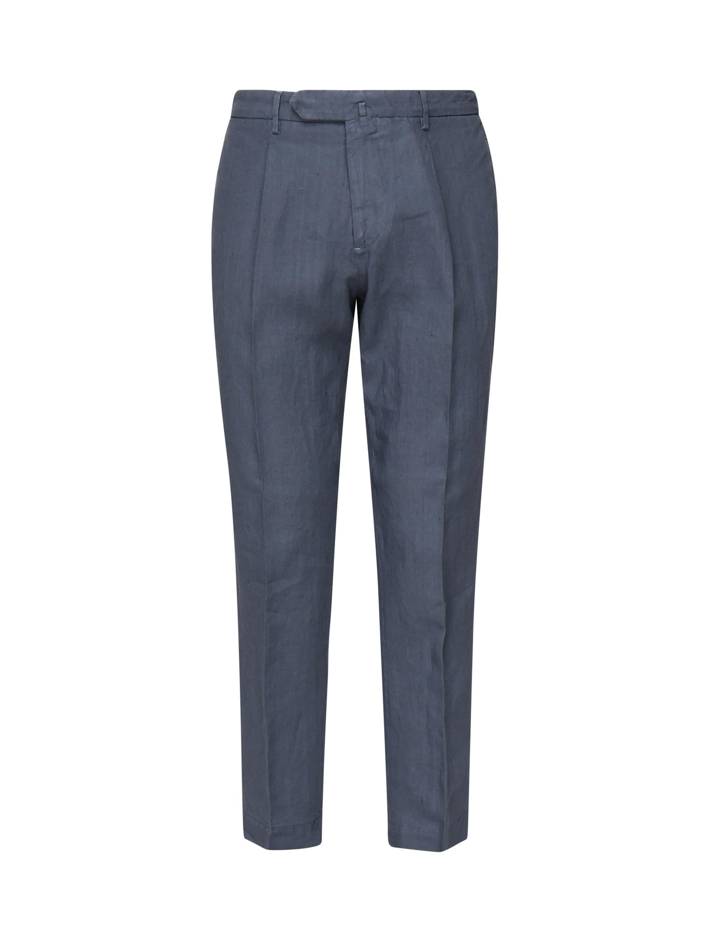 Pantaloni pince in lino