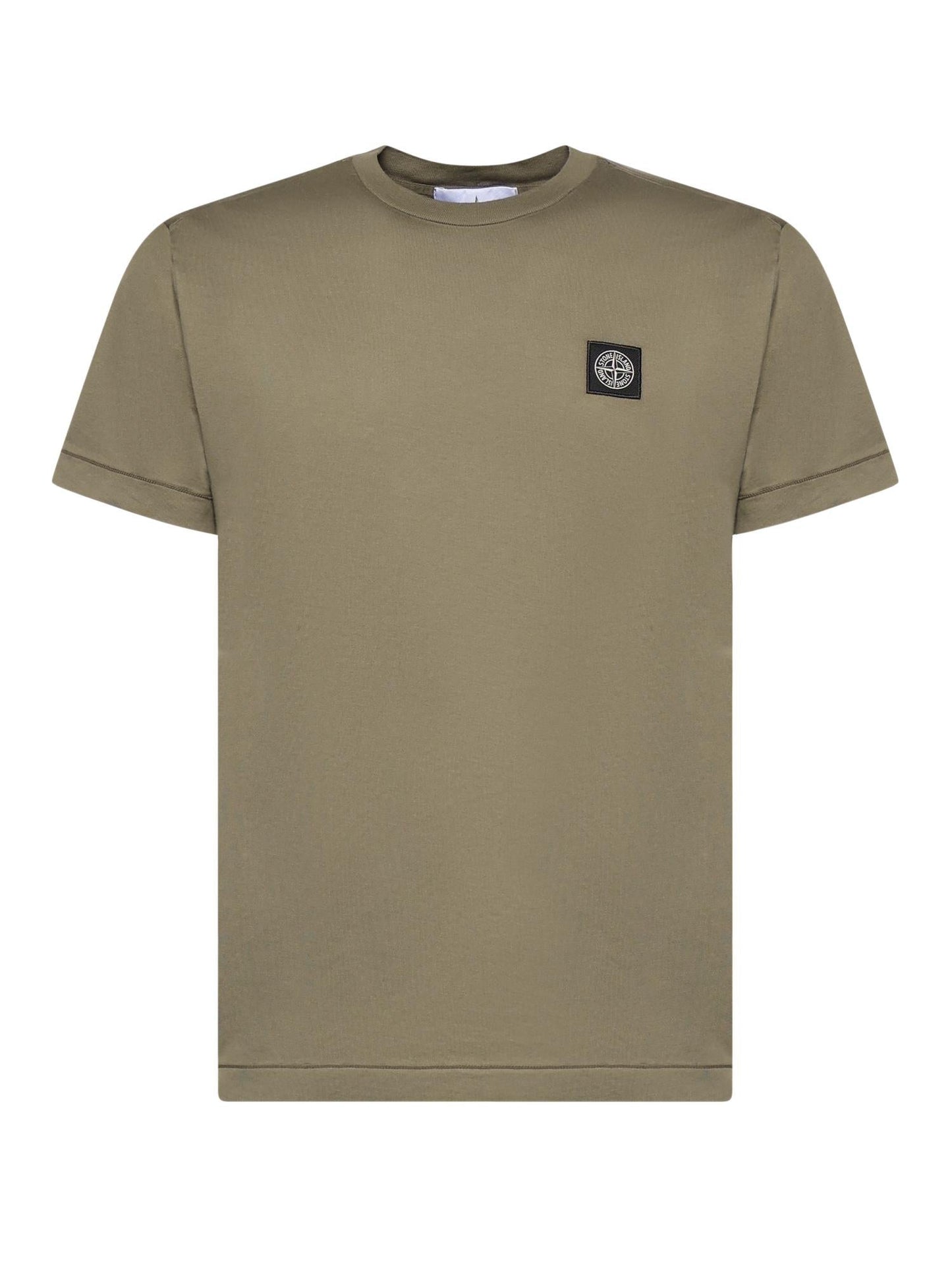 T-shirt con patch Compass in jersey di cotone