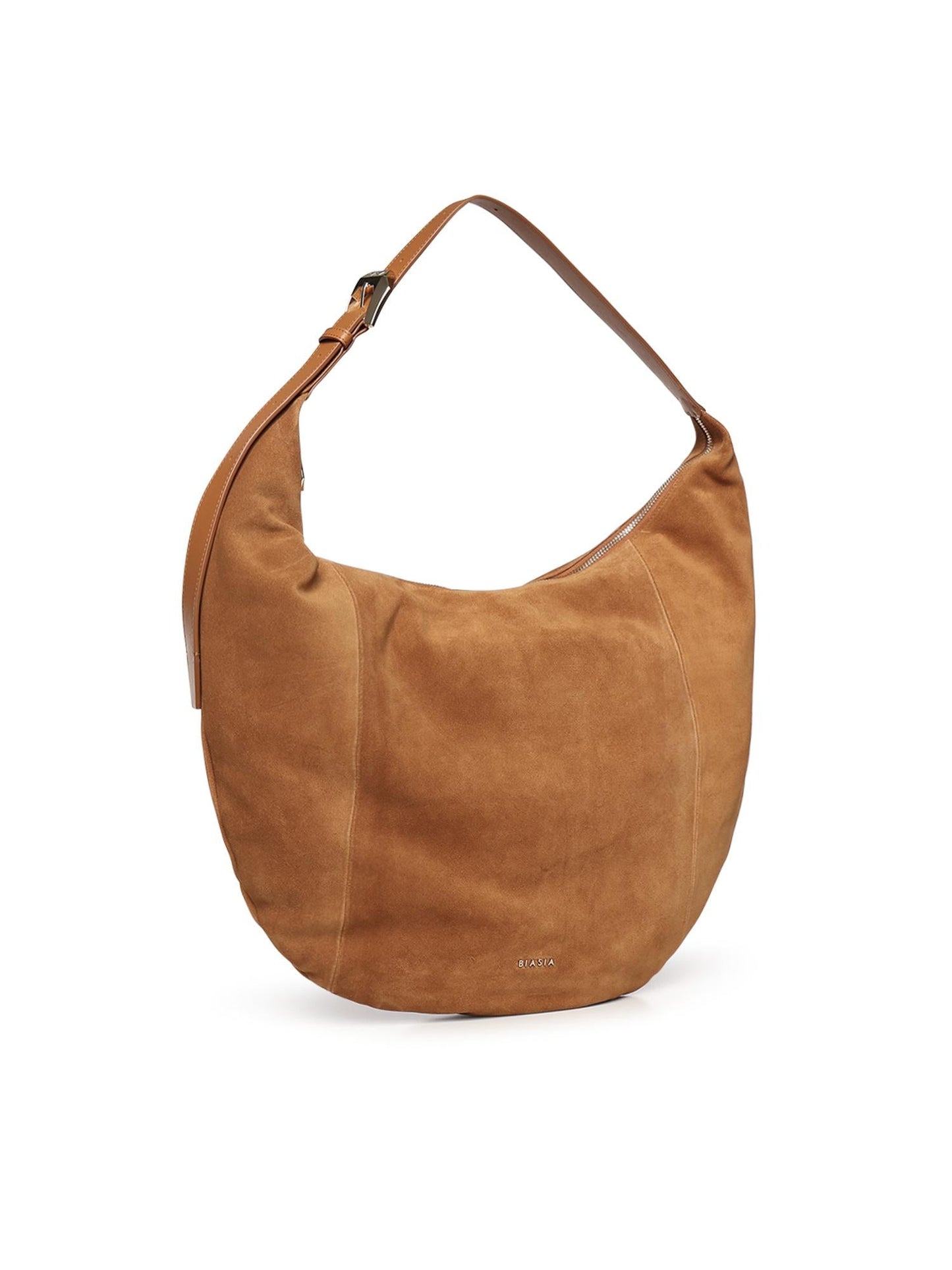 Borsa hobo in camoscio