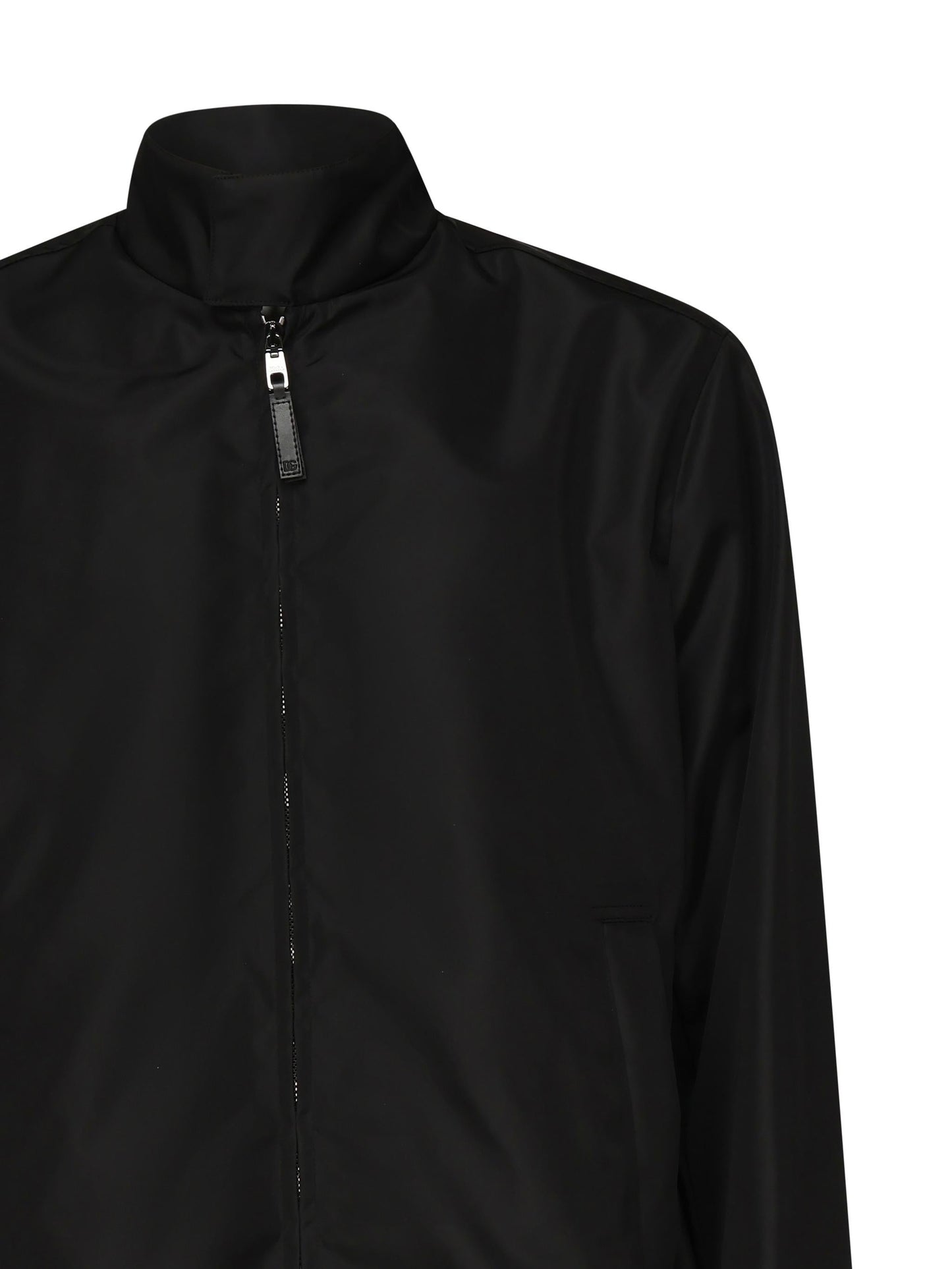 Bomber in tela con logo