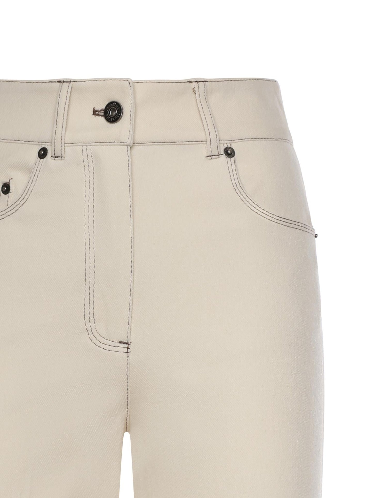 Pantalone in jersey effetto denim