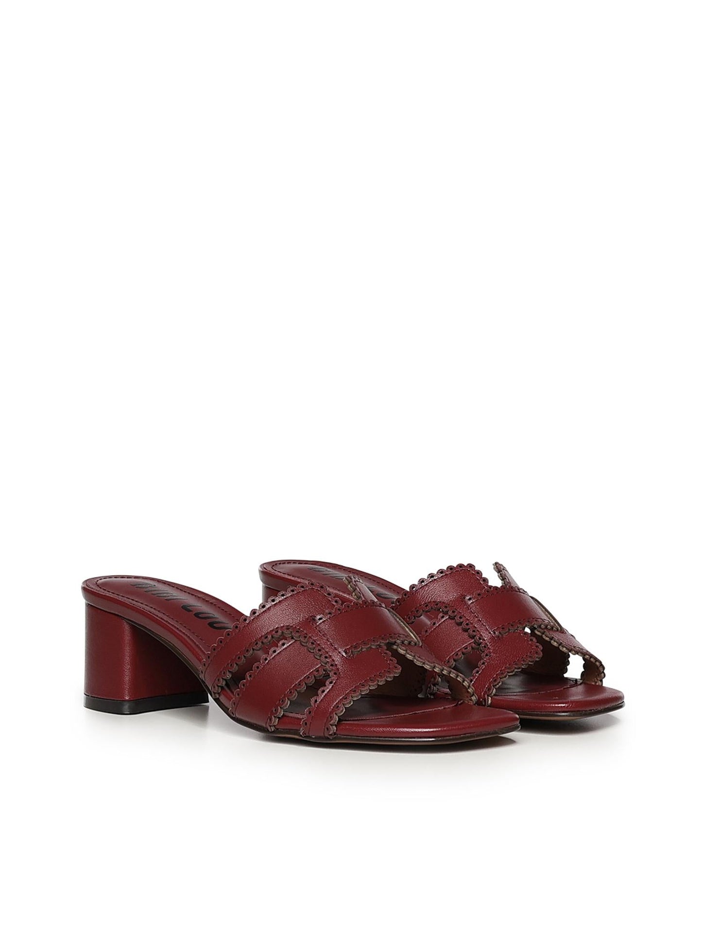 Mules Holly in pelle