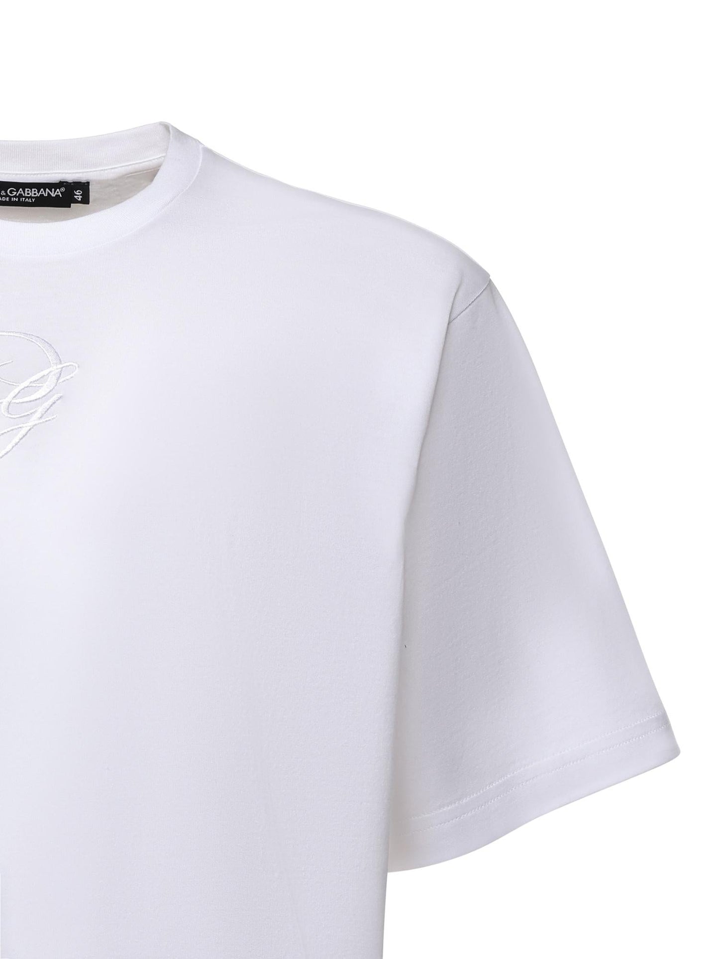 T-shirt con ricamo logo