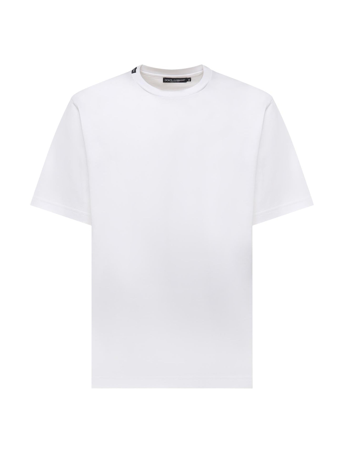 T-shirt in cotone con patch logo