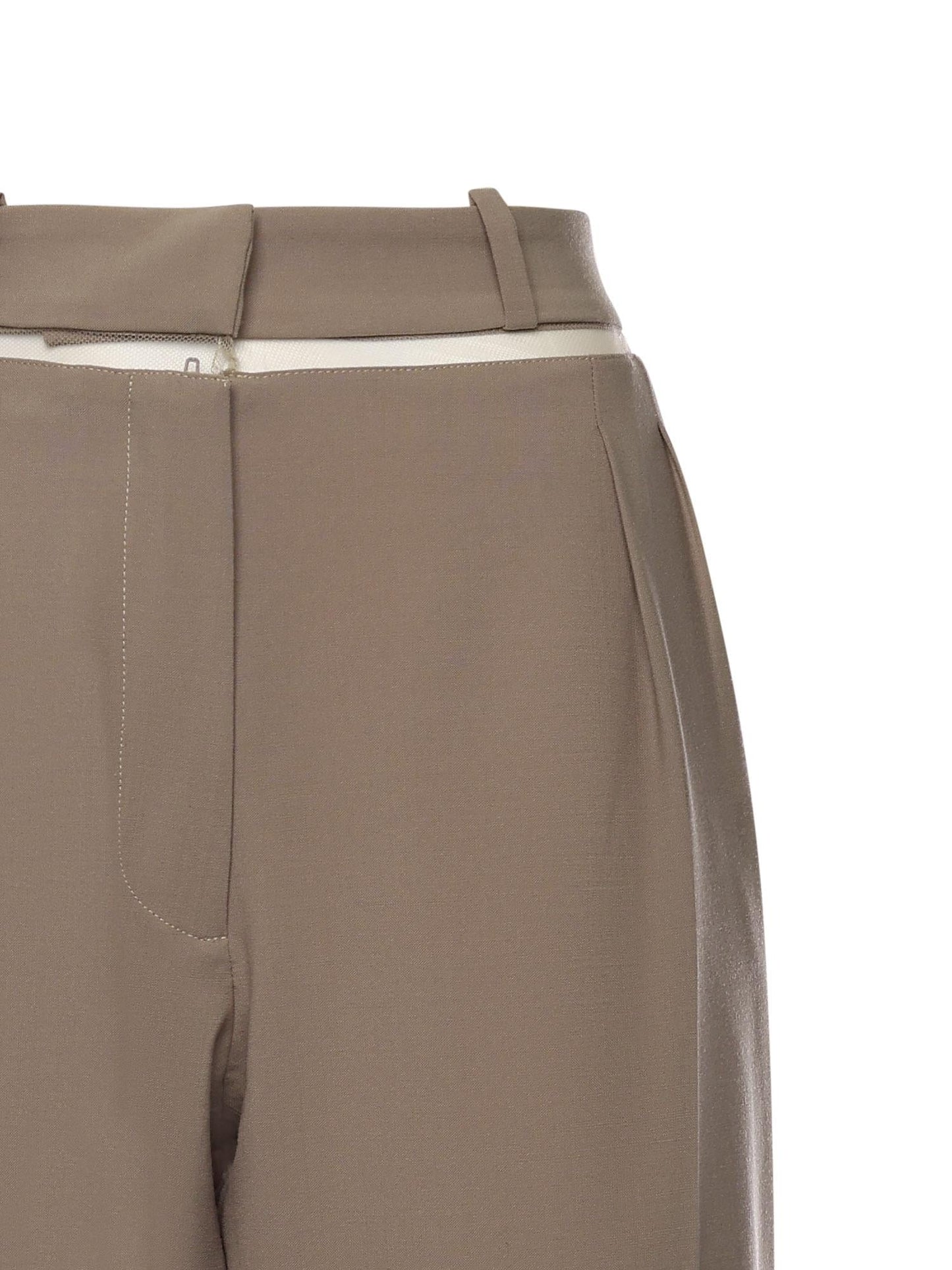 Pantaloni sartoriali a gamba larga