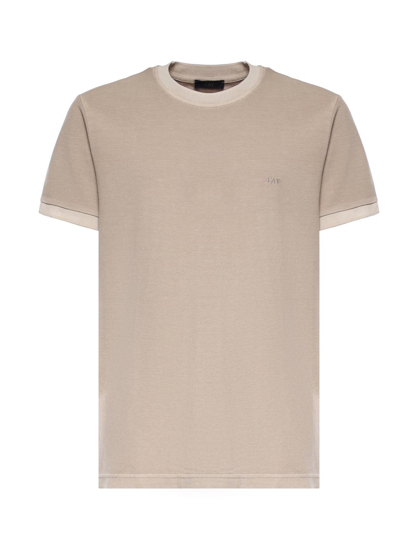 T-shirt in piquet di cotone