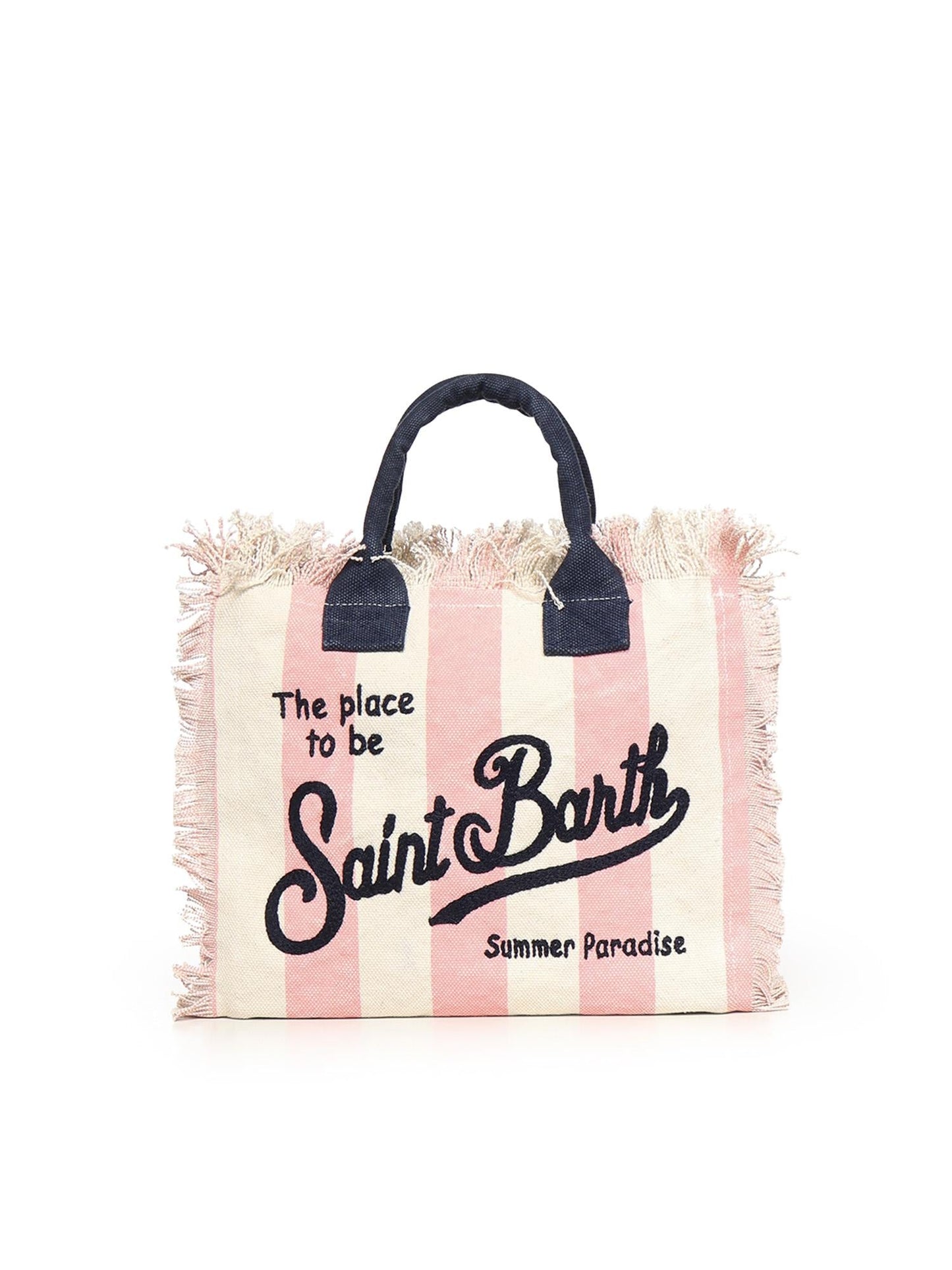 Borsa Colette in canvas a righe
