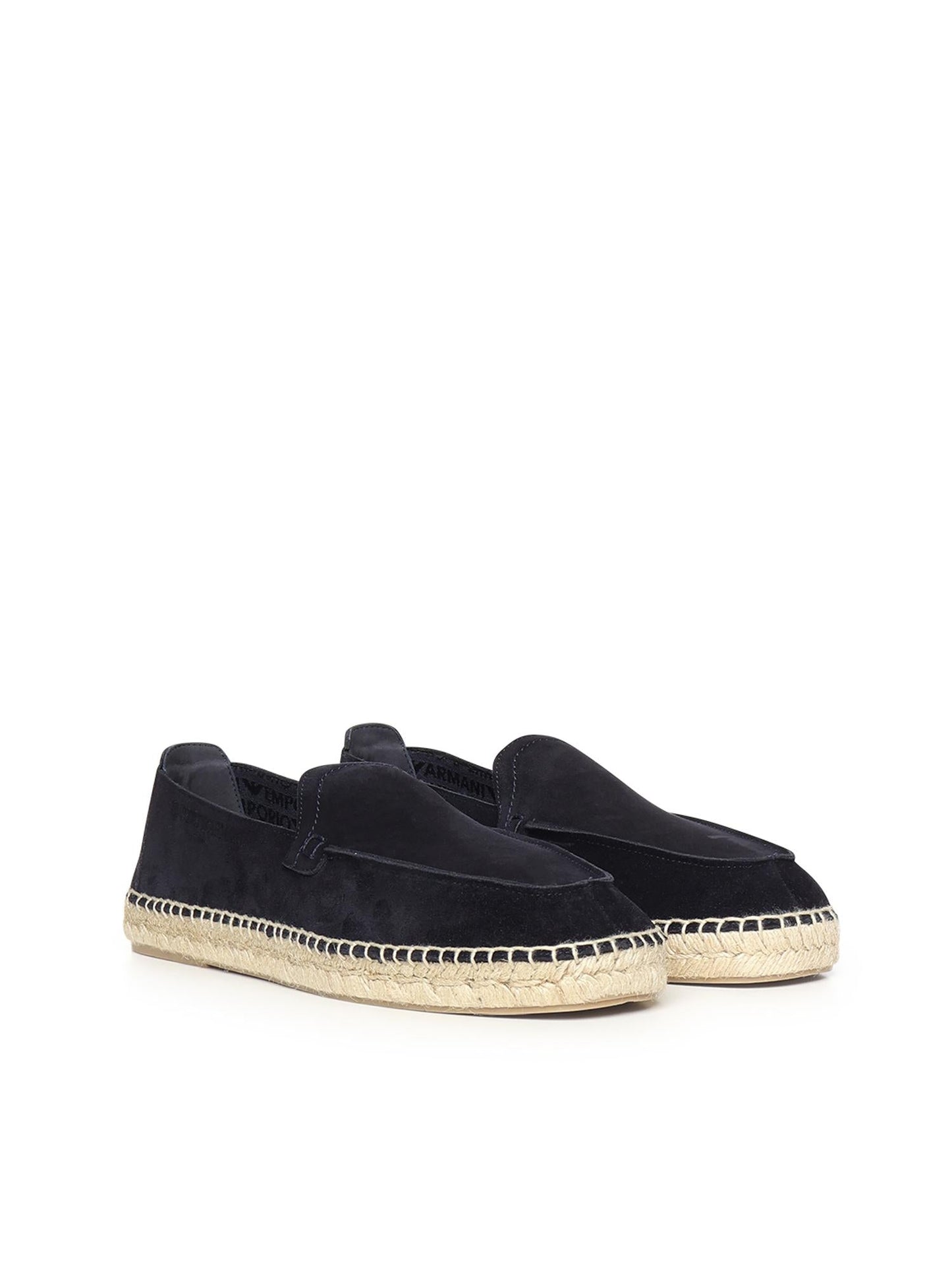 Espadrillas in pelle scamosciata velour