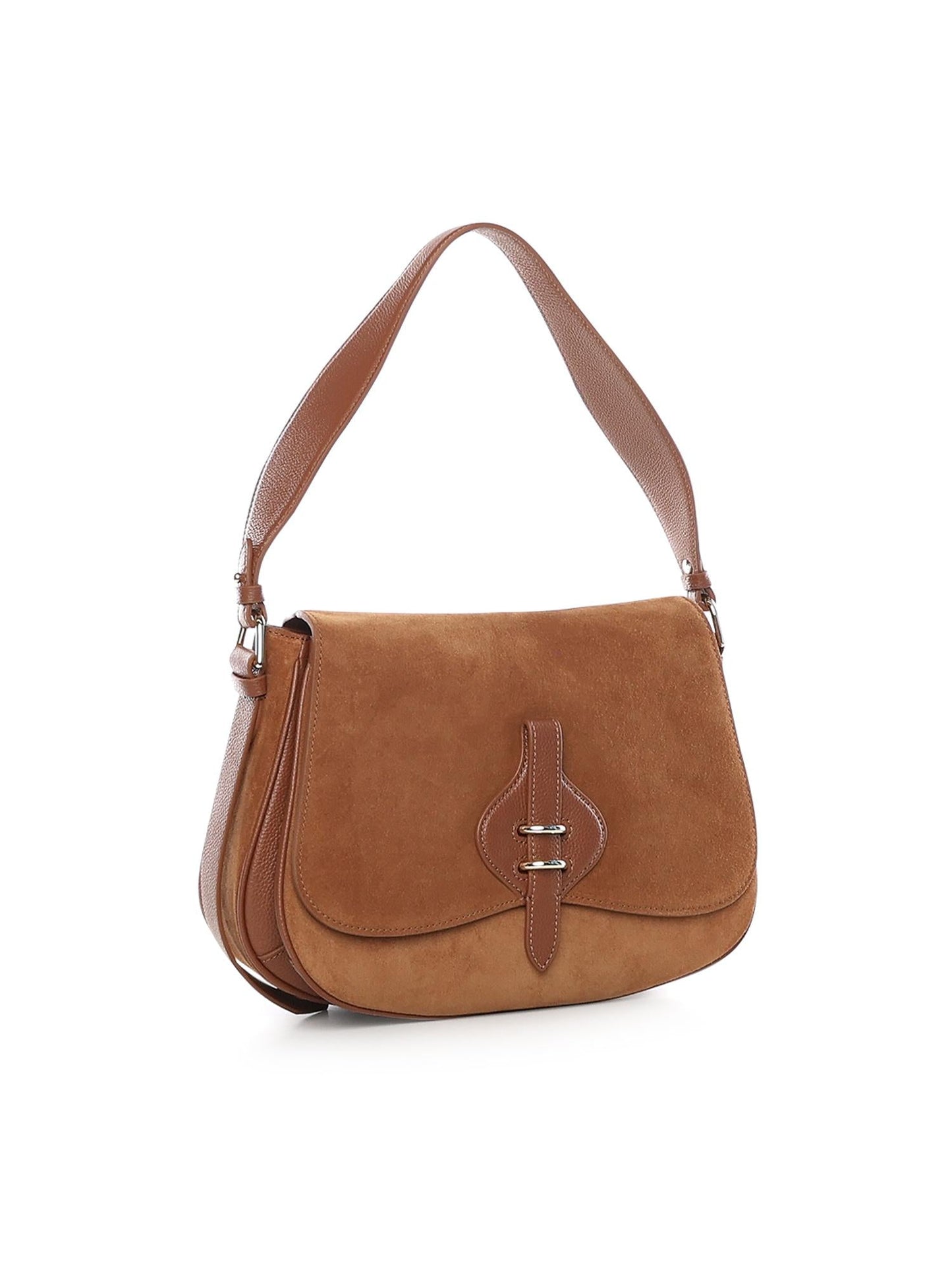 Borsa a spalla Mavery Large in suede