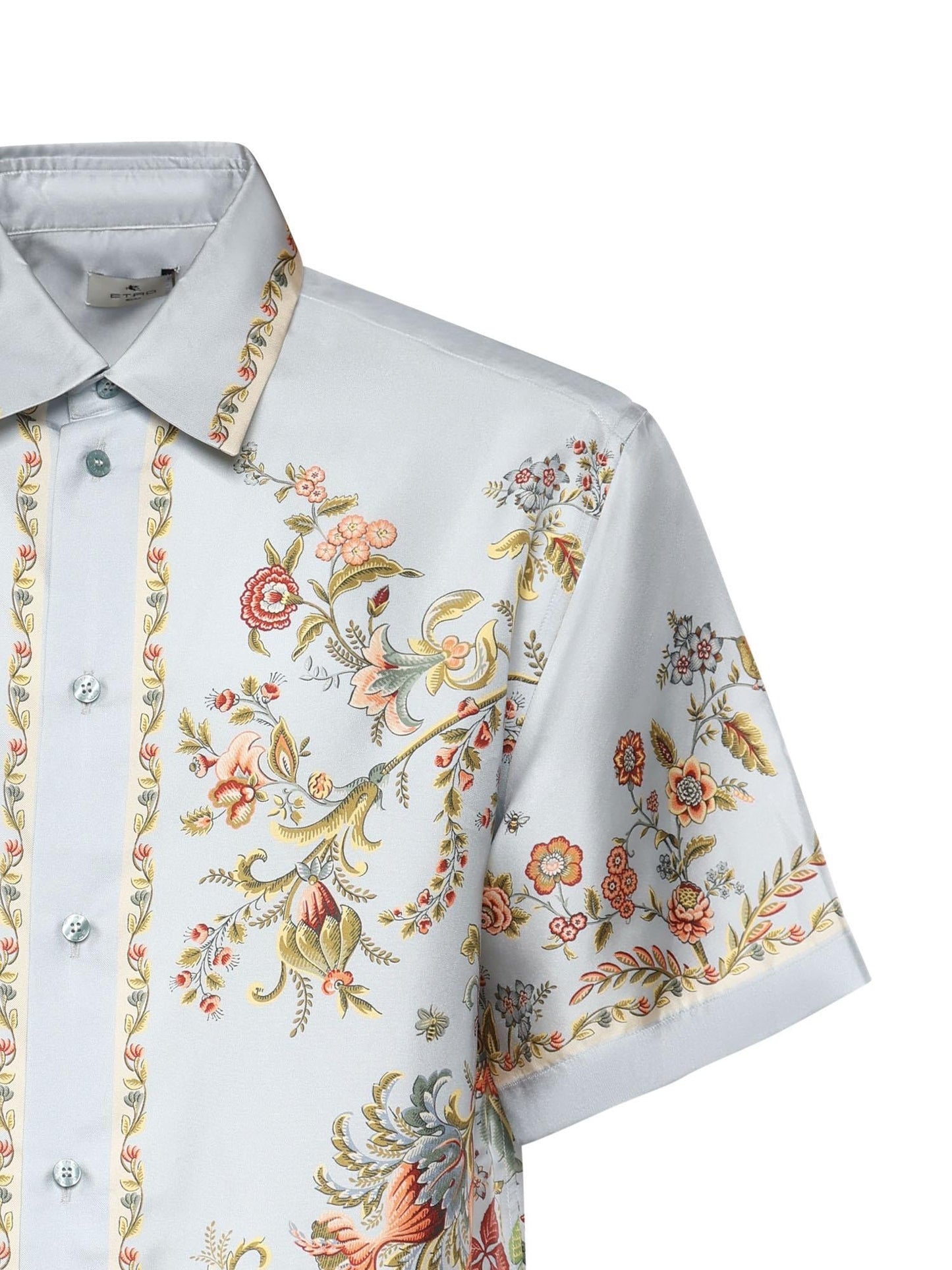 Camicia in seta con stampa