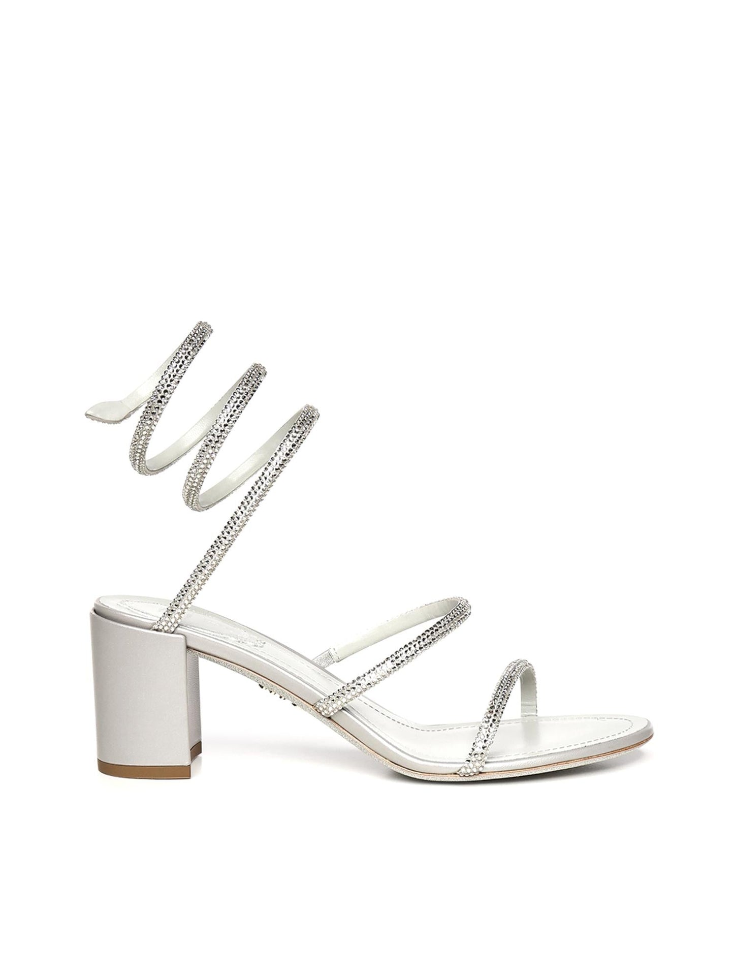 Sandali Cleo in raso con strass