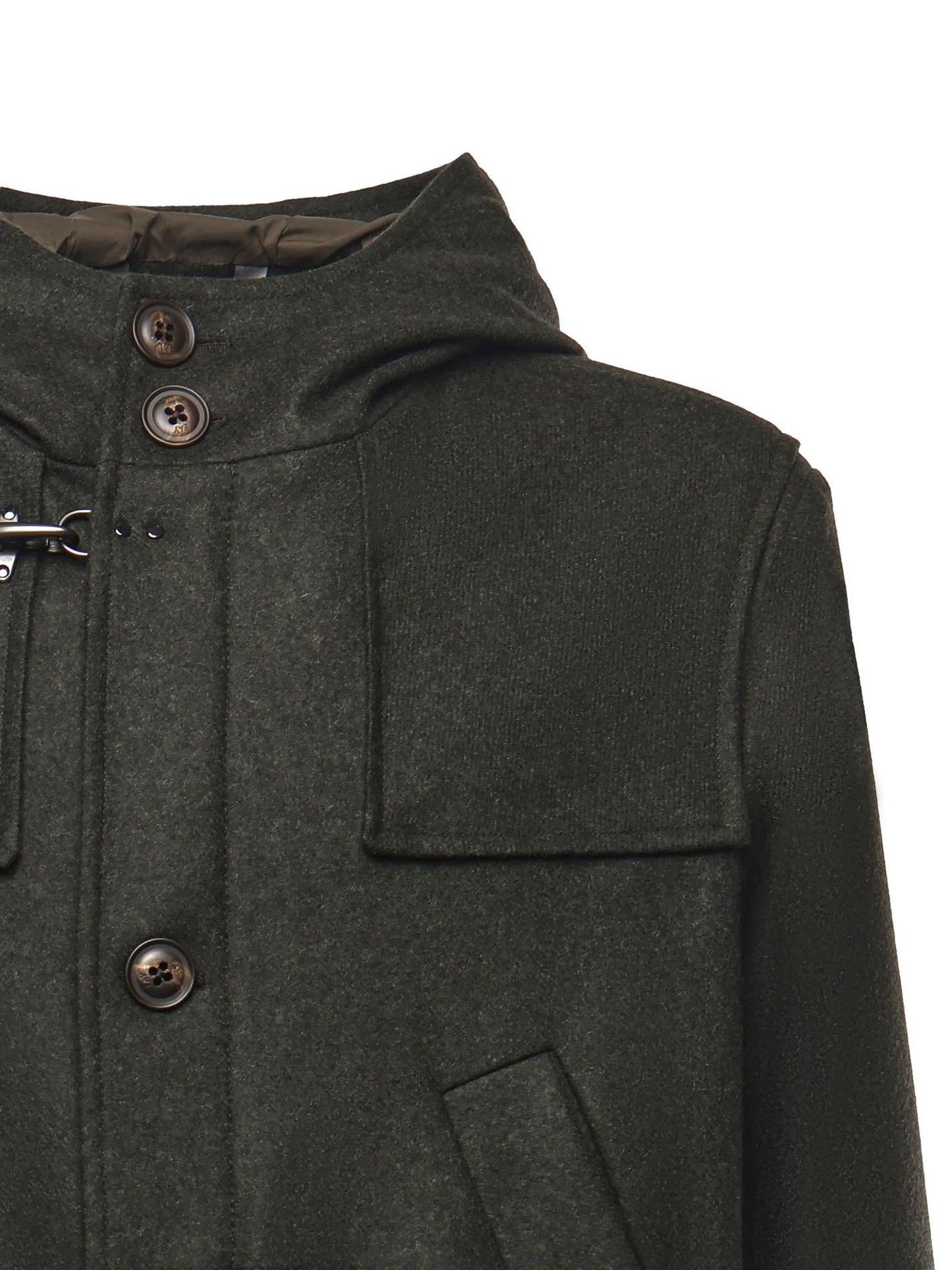 Cappotto in panno di lana e cashmere